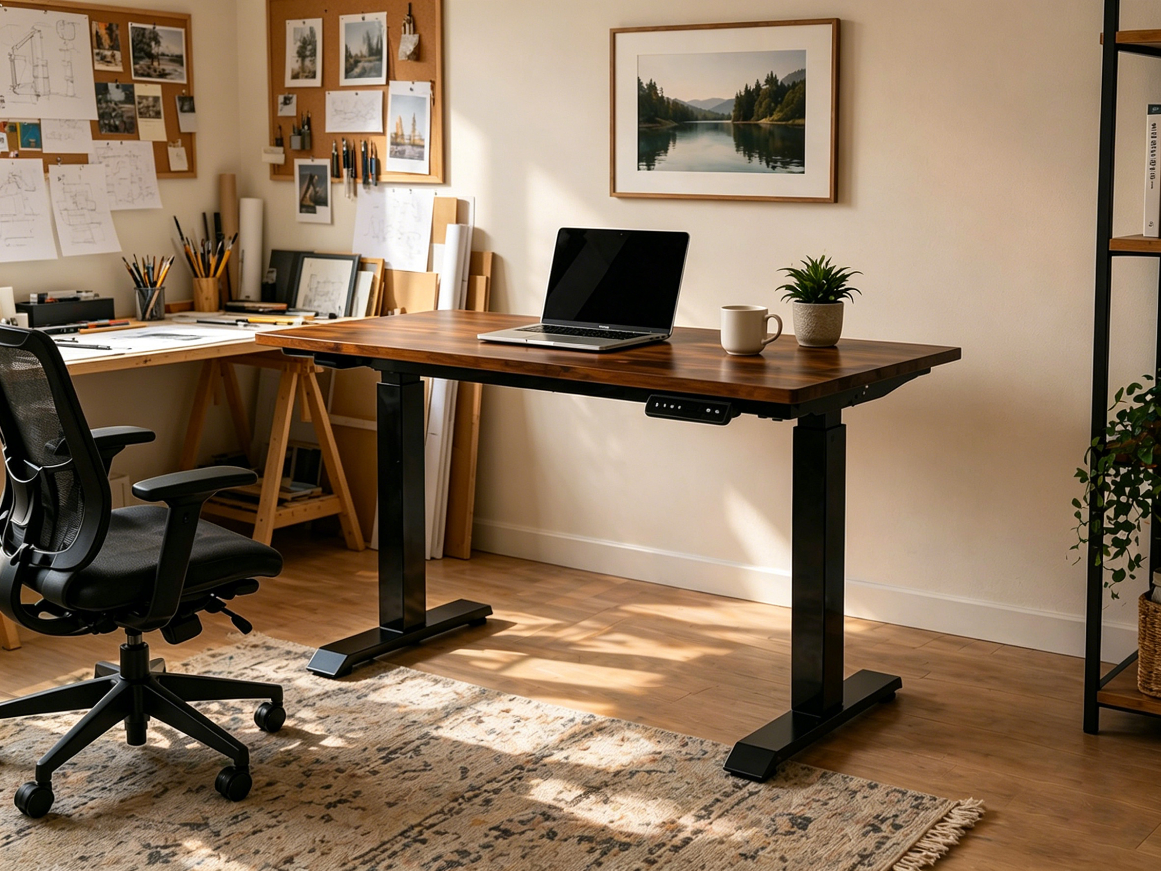 ZY-02 Electric Dual Motor Desk 2 Stage Sit Stand Table Stable Frame for Workspace