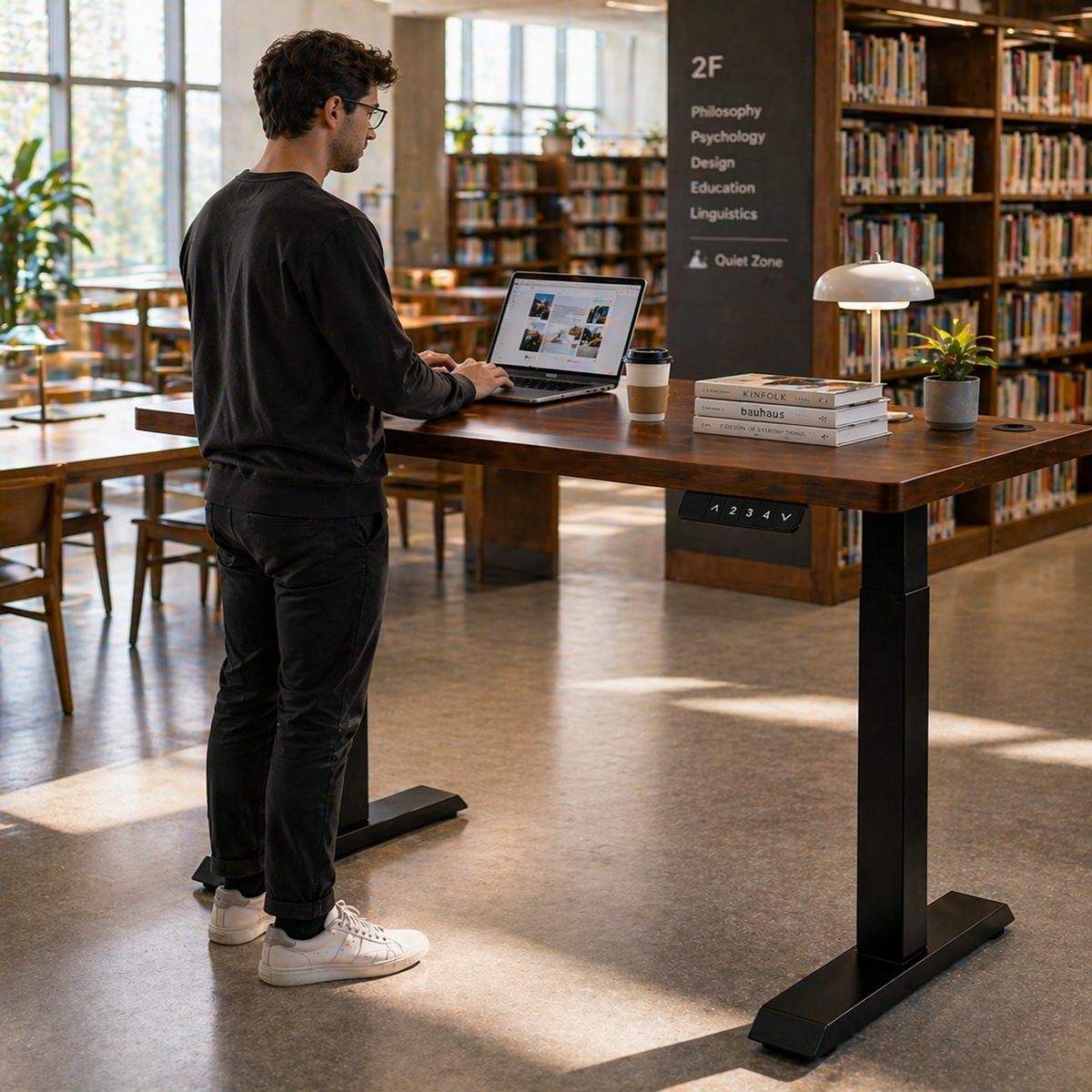 ZY-02 Dual Motor Adjustable Workstation Table Pro 2 Stage Electric Sit Stand Desk for Commercial Office Solutions
