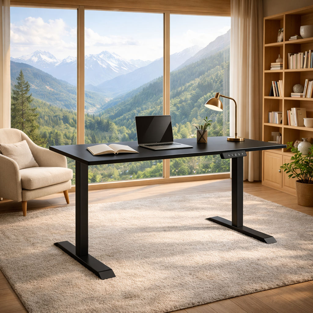 ZY-02 Industrial Loft Workspace Standing Desk