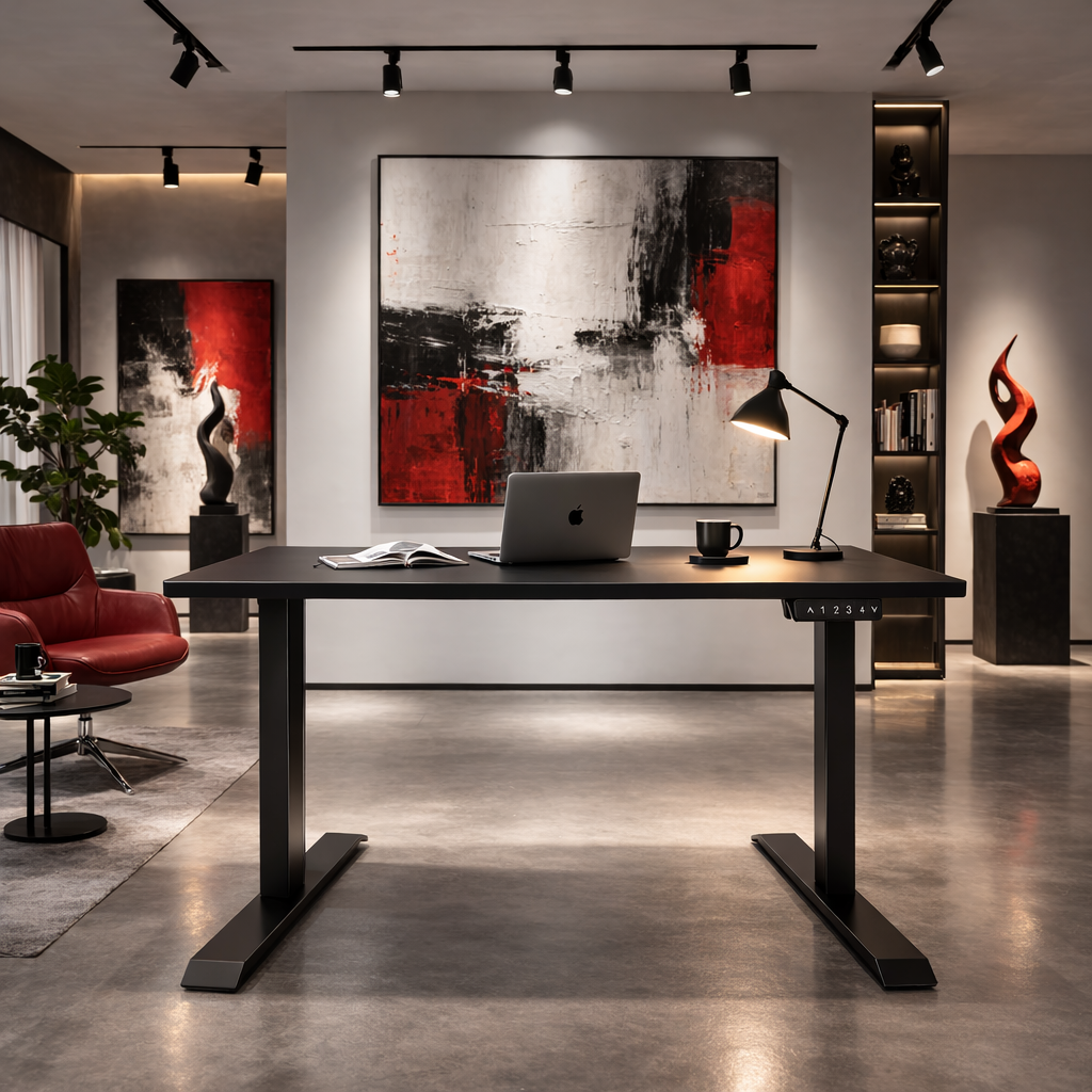 ZY-02 Modern Art Gallery Adjustable Standing Desk Workspace