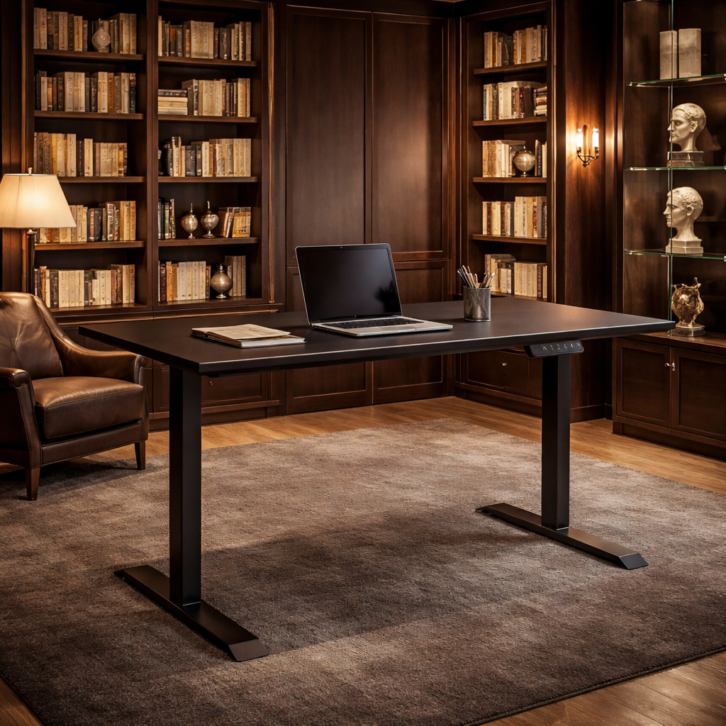 ZY-02 Classic Library Executive Standing Desk Workspace