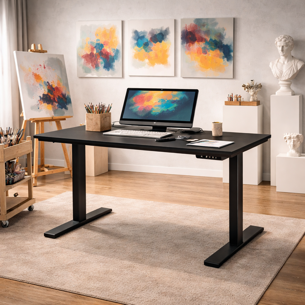 ZY-02 Professional Sit Stand Desk Technology Office Setup