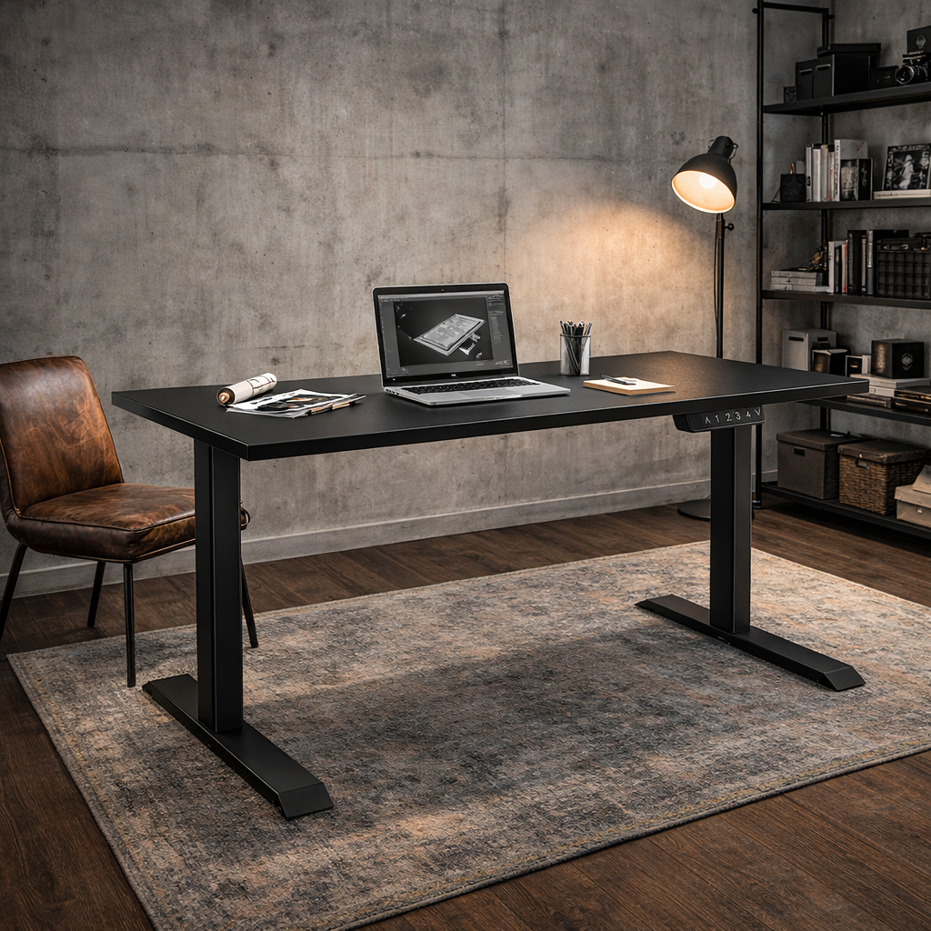 ZY-02 Executive Adjustable Standing Desk Industrial Office Workspace