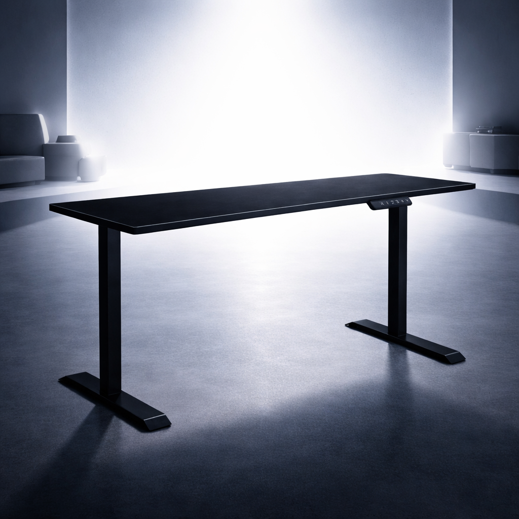 ZY-02 Modern Black Adjustable Electric Standing Desk Premium Edition