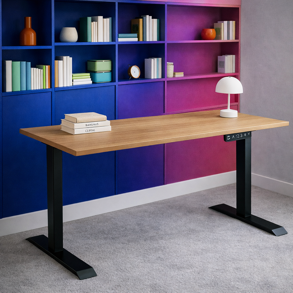 ZY-02 Minimalist Black Electric Standing Desk
