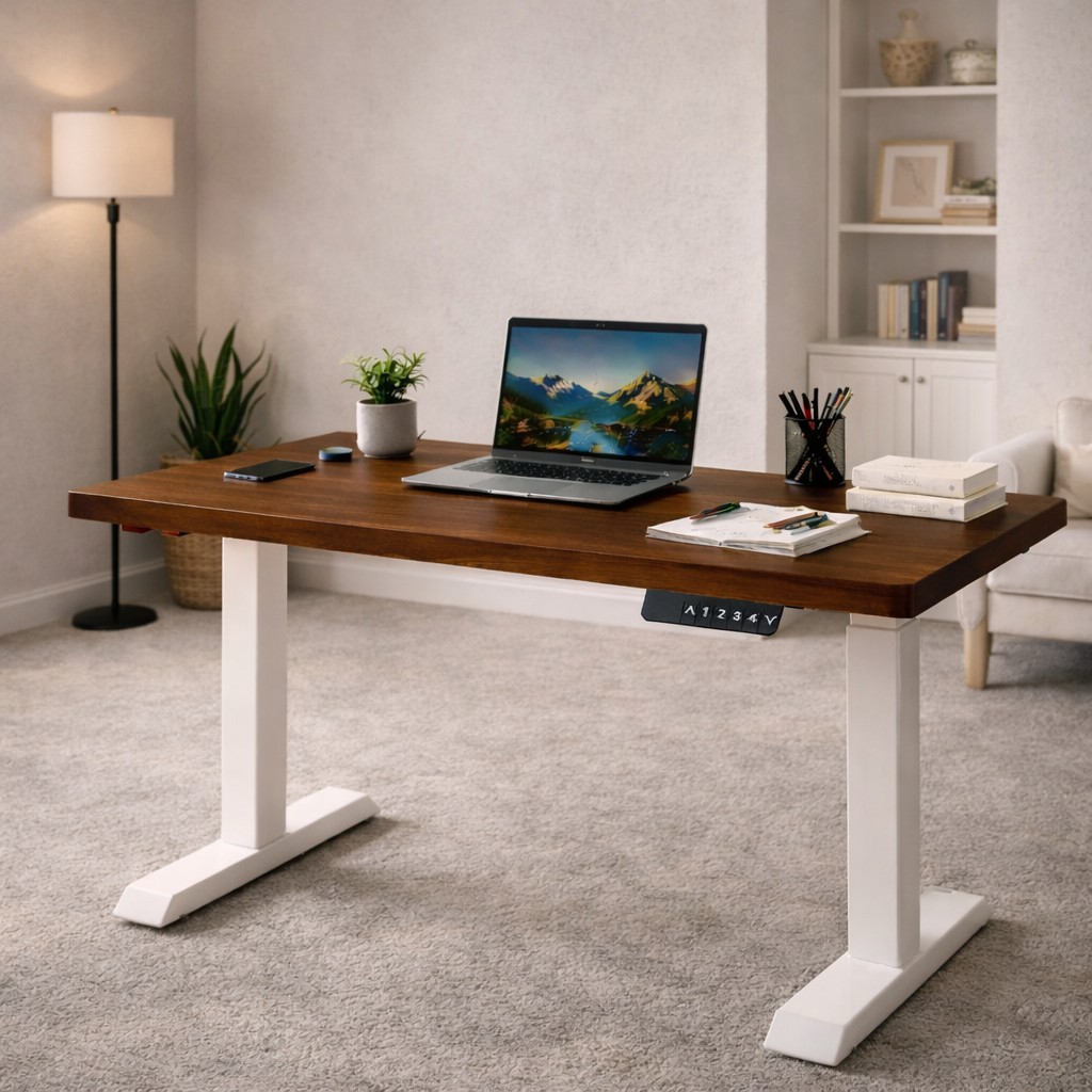 ZY-02 Dual Motor Standing Desk 2-Stage Minimalist Modern Adjustable Desk for Contemporary Offices