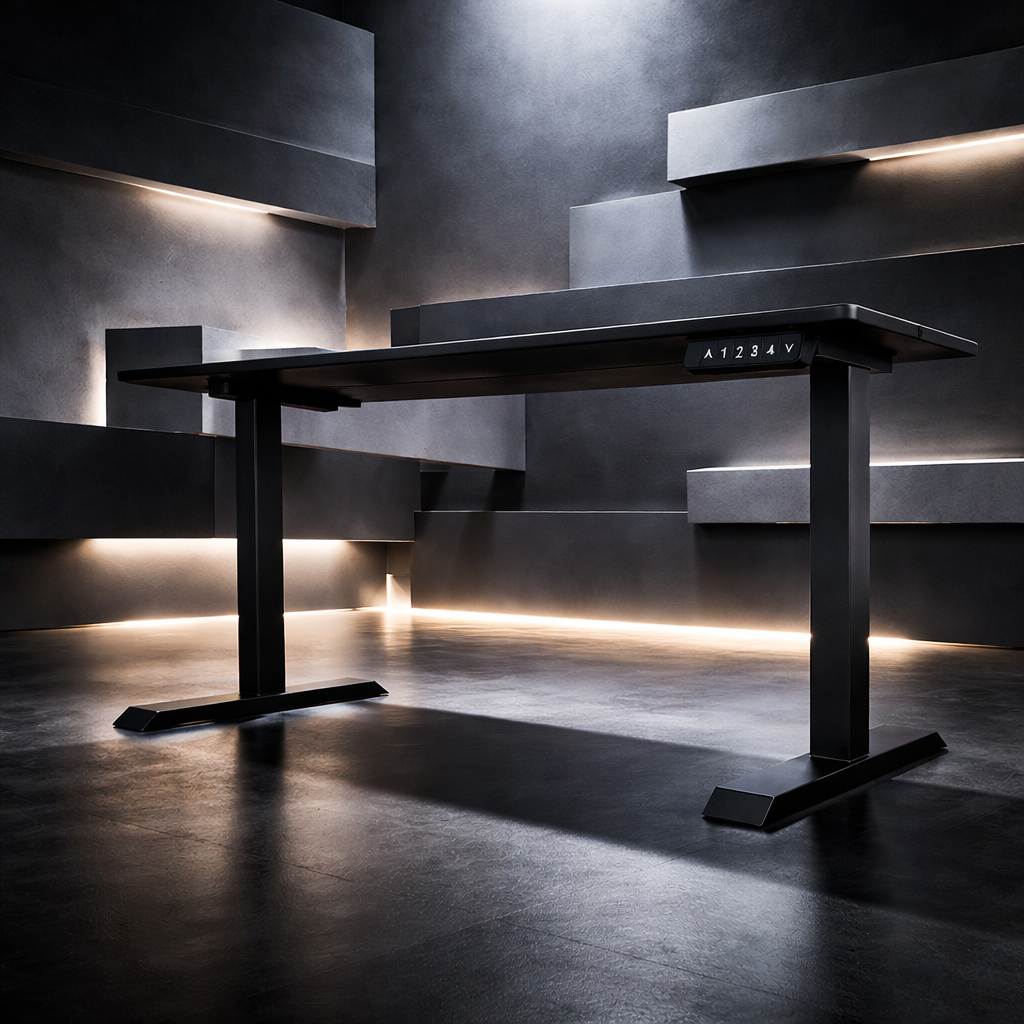 ZY-02 Glass Office Modern Standing Desk