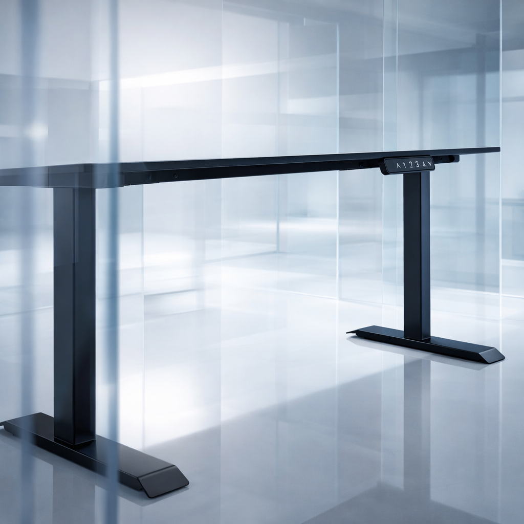 ZY-02 Dark Studio Spotlight Standing Desk