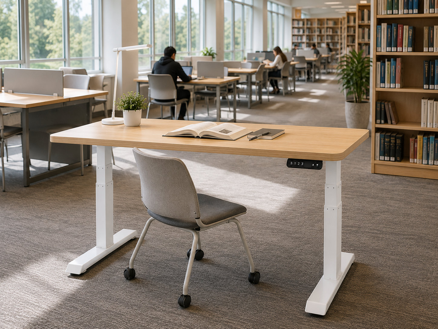 Adjustable Desks for Research, Planning, and Strategy Teams