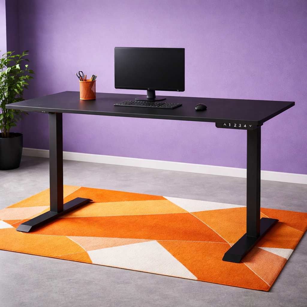 ZY-02 Electric Adjustable Standing Desk for Home Workspace Setup