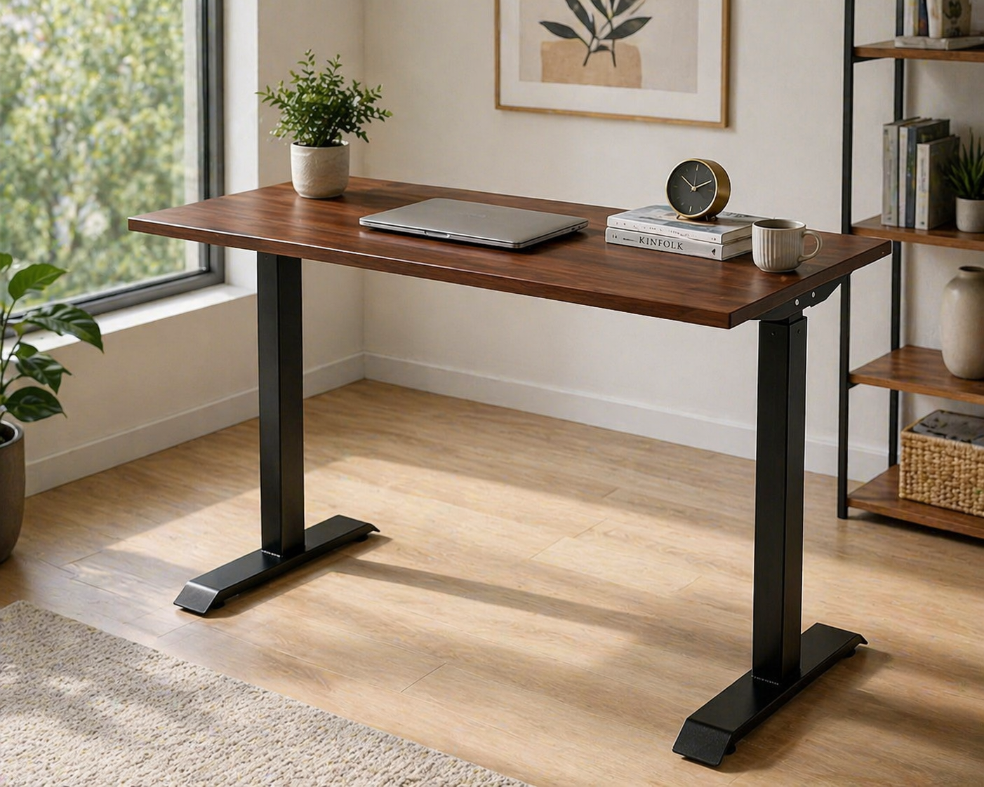 ZY-02 Dual Motor Office Table 2 Stage Electric Height Adjustable Desk Ergonomic Workspace Solution