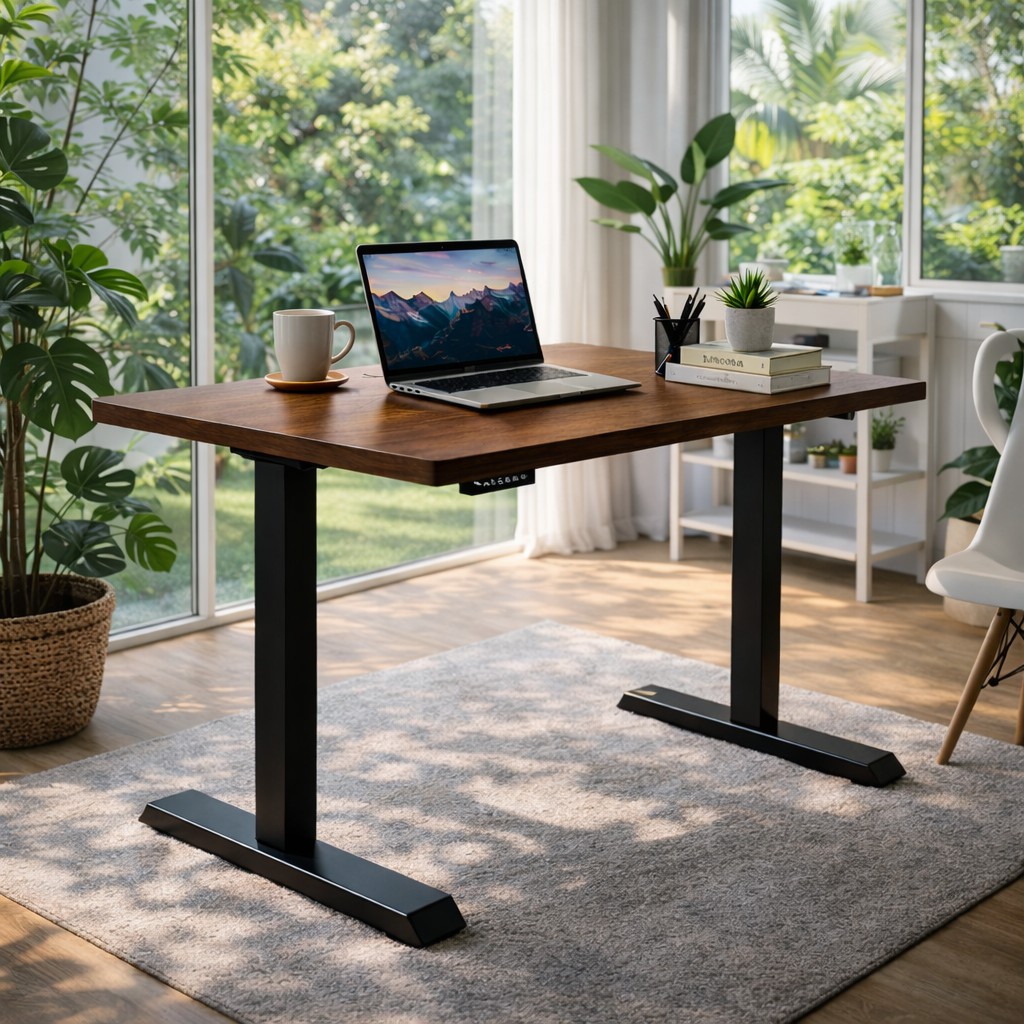 ZY-02 Dual Motor Standing Desk 2-Stage EU Standard Ergonomic Desk for Office Furniture Distribution