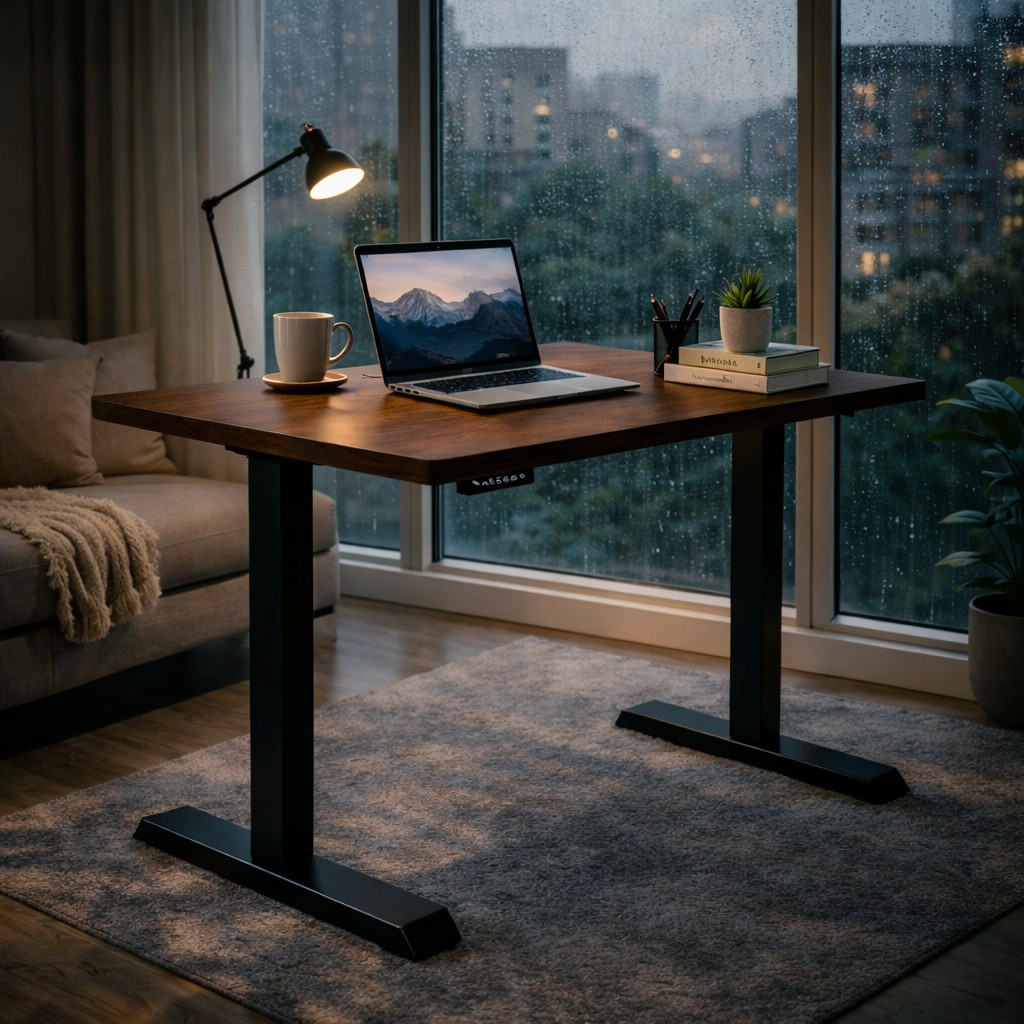 ZY-02 Dual Motor Standing Desk 2-Stage US Market Adjustable Desk with Strong Stability for Office Projects