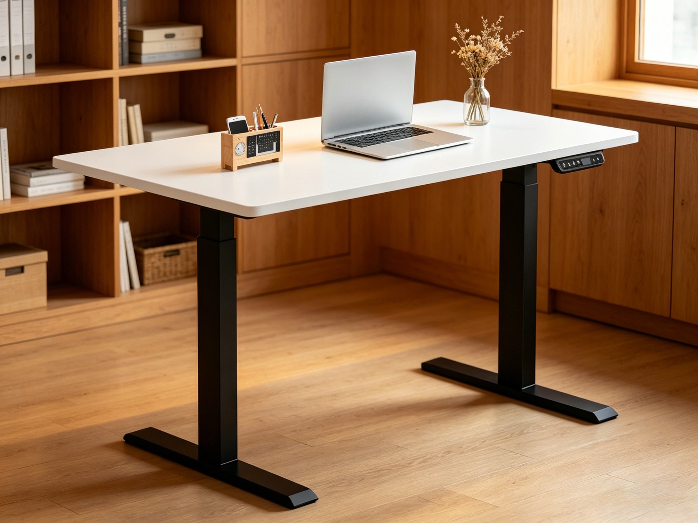 ZY-02 Dual Motor Sit Stand Desk 2 Stage Height Adjustable Work Desk for Office Ergonomic Use