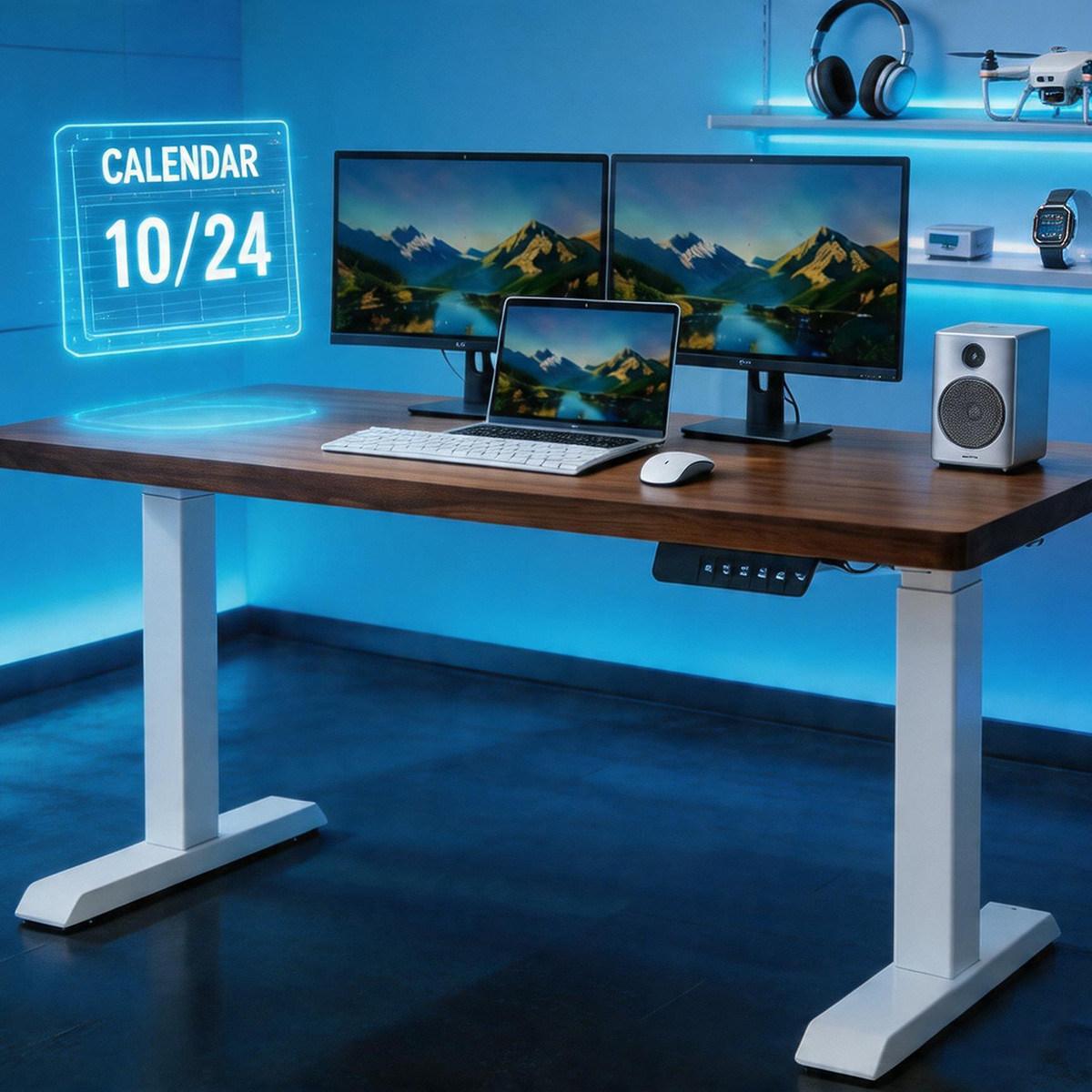 ZY-02 Electric Dual Motor Sit Stand Desk 2 Stage Adjustable Workstation for Modern Office Furniture Projects