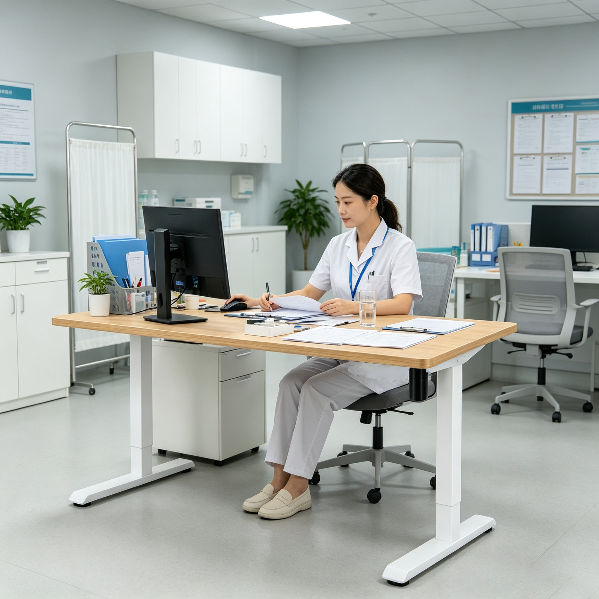 DK-02 Two-Segment Motorized Standing Desk Frame | Easy-Assembly OEM Choice for Retail and E-Commerce Programs
