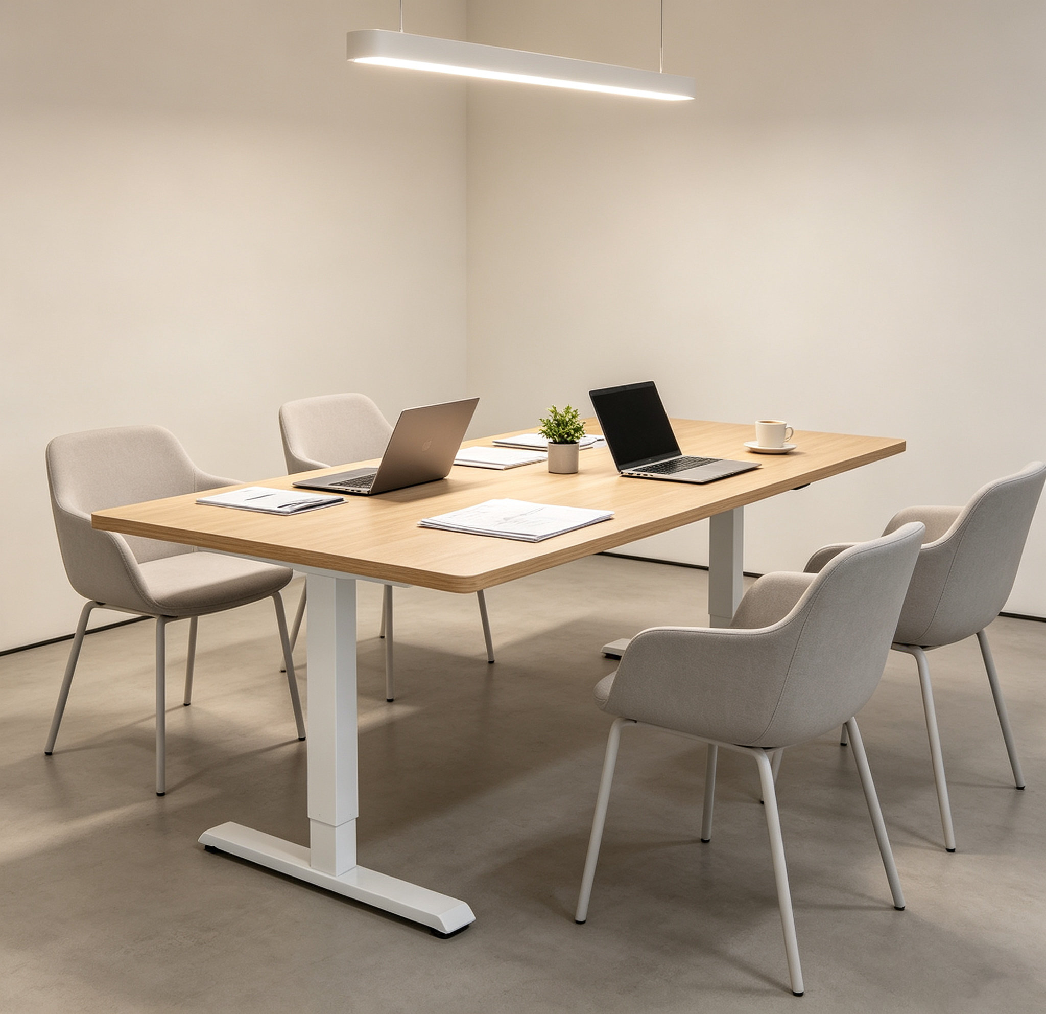DK-02 Adjustable Single-Drive Desk Underframe | Inventory-Efficient OEM Base for Regional Distribution Networks
