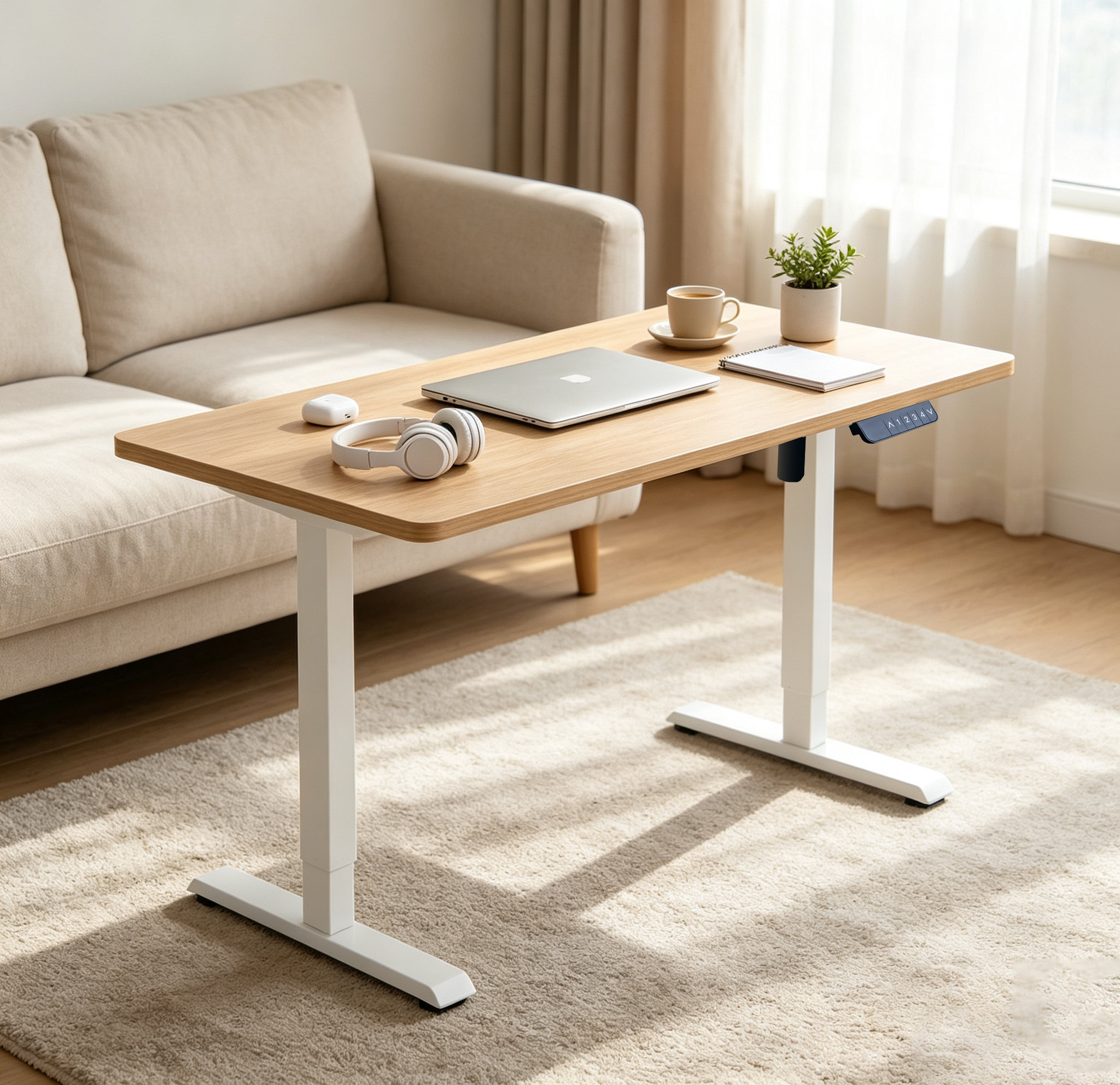 DK-02 Ergonomic Standing Workbench Frame | Adjustable Two-Section Legs for Schools, Libraries and Labs