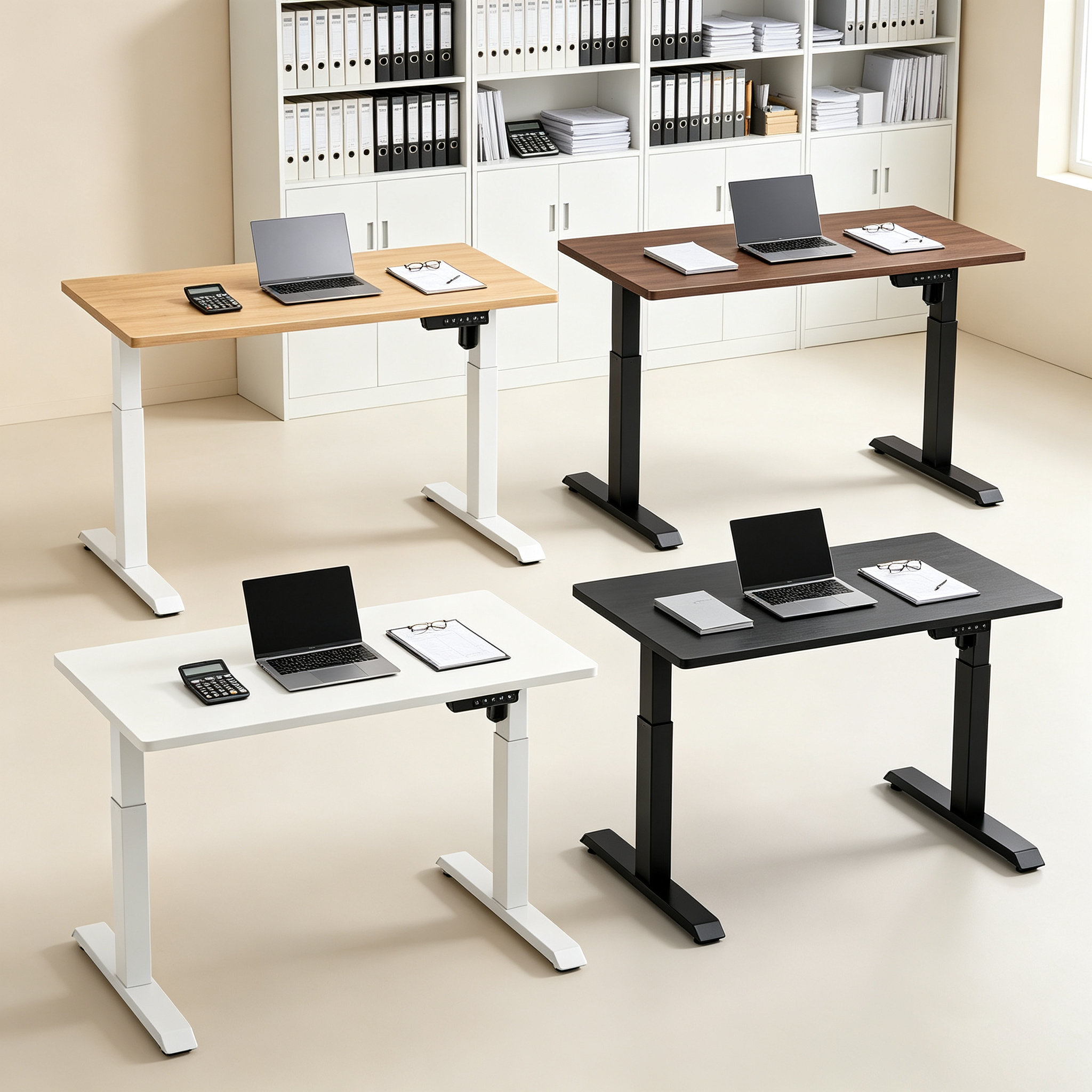 YT-01 Efficient Single Motor Standing Desk System with Flat-Pack Logistics for Container Orders
