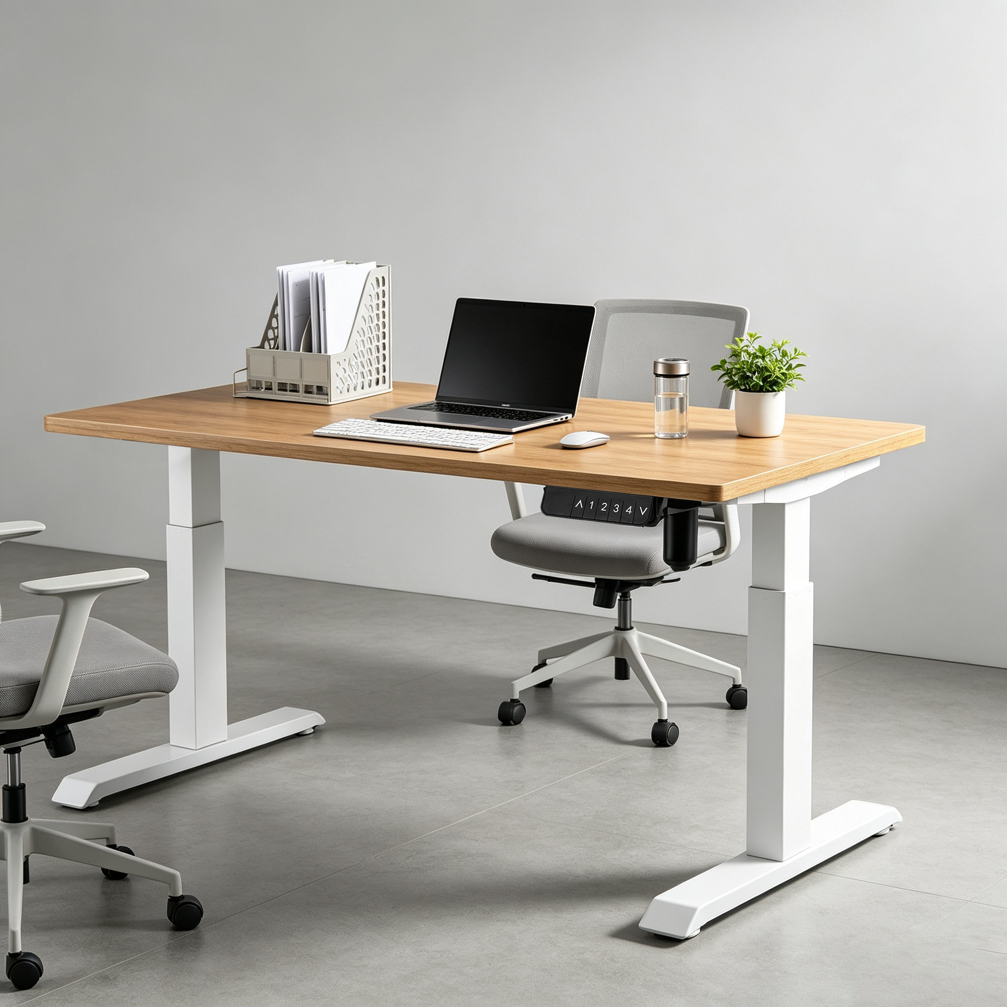 YT-01 Stable Telescopic Height Adjustable Desk Frame with Easy Assembly for Multi-Site Office Fit-Outs