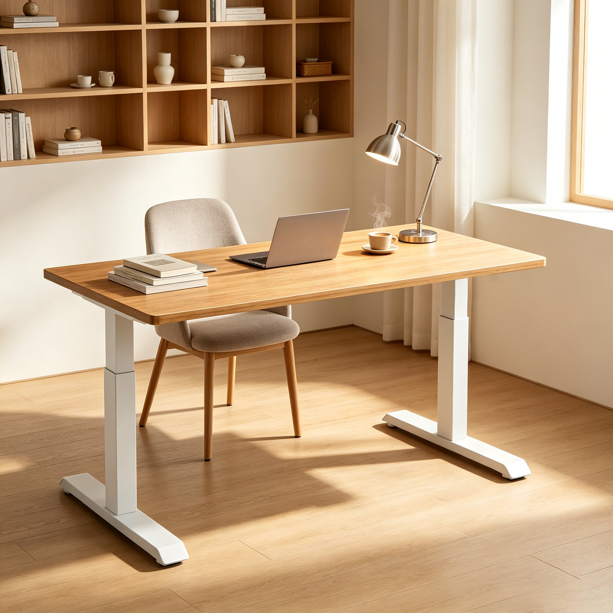 YT-01 Modular Two-Stage Standing Workstation with Flexible OEM Finishes for Retail Furniture Collections