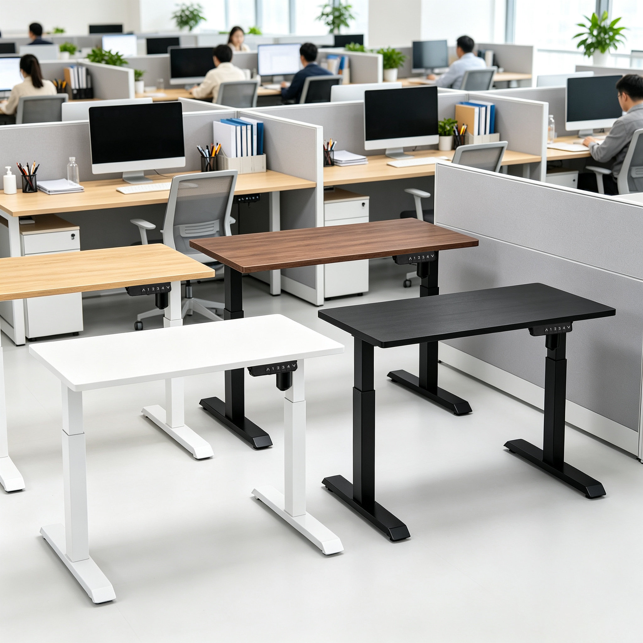 YT-01 Cost-Efficient Single Motor Electric Desk Frame with Simplified Service Support for Wholesale Networks