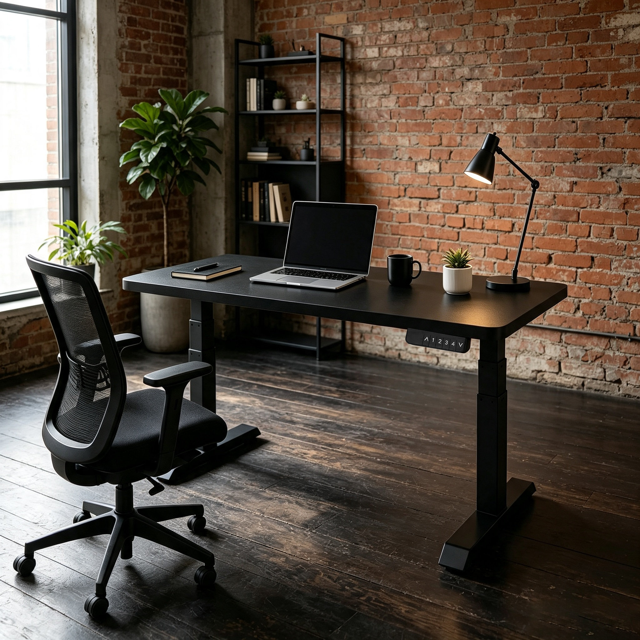 ZY-03 Double-Motor 3-Section Standing Table Frame with Expandable Beam for Large Corporate Fit-Outs