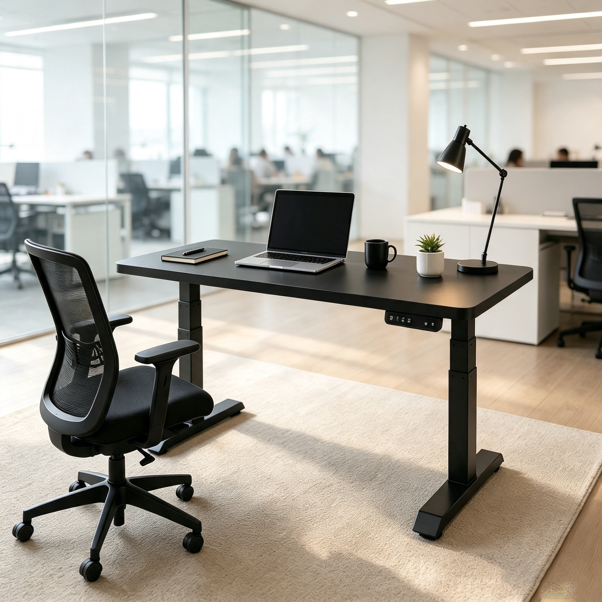 ZY-03 Dual Motor Three-Step Lift Desk Base with Broad User Fit for University Administration Offices
