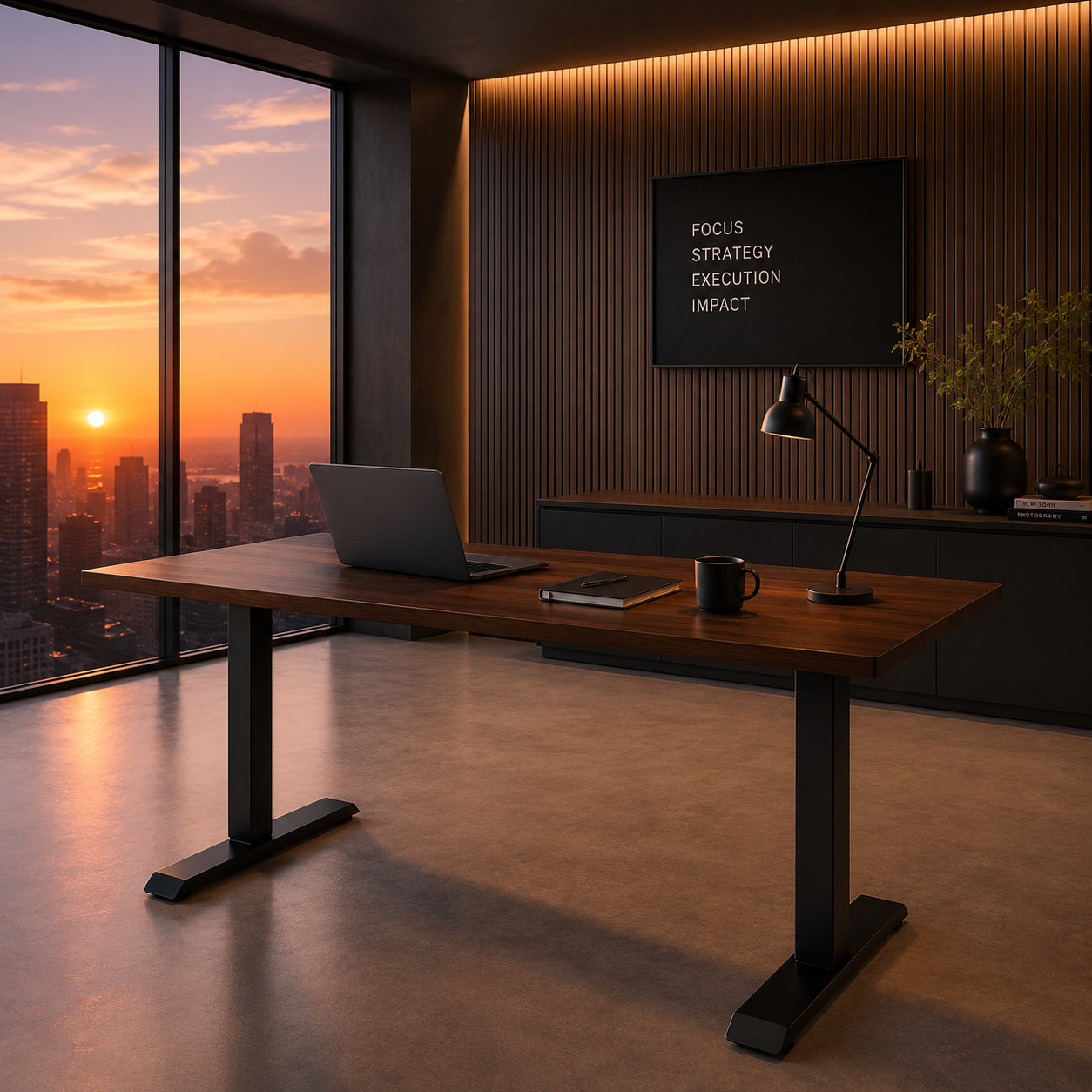 ZY-02 2-Stage Dual Motor Standing Desk with Smart Memory Control and Commercial Office Workspace Solution