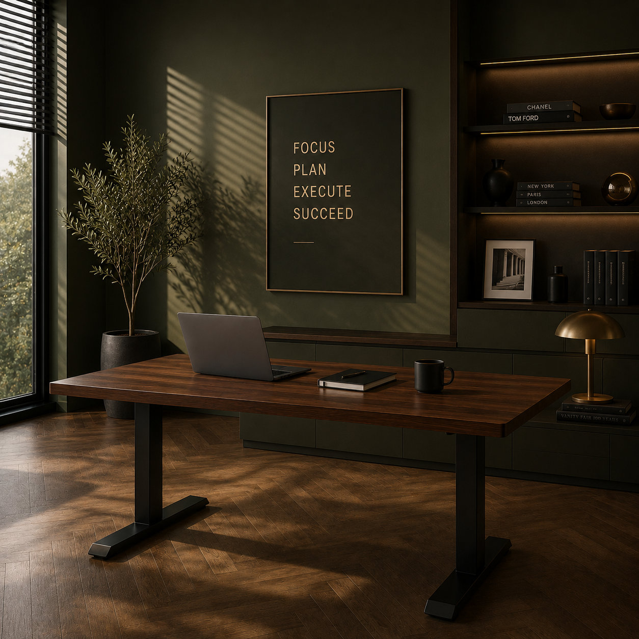 ZY-02 Dual Motor Sit Stand Workstation with Quiet Lift System for Open Plan Offices