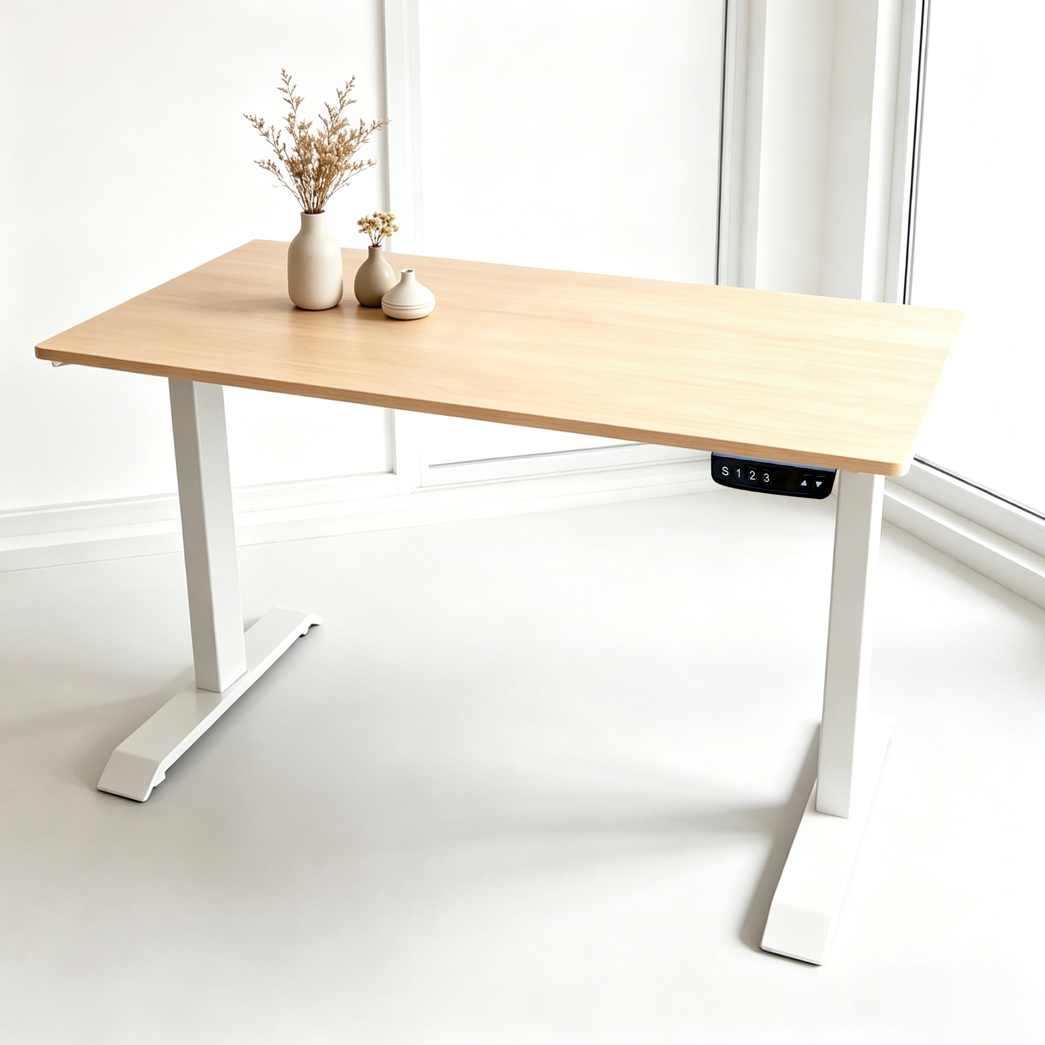 ZY-02 2-Stage Dual Motor Office Standing Table with Stable Structure for Enterprise Deployment
