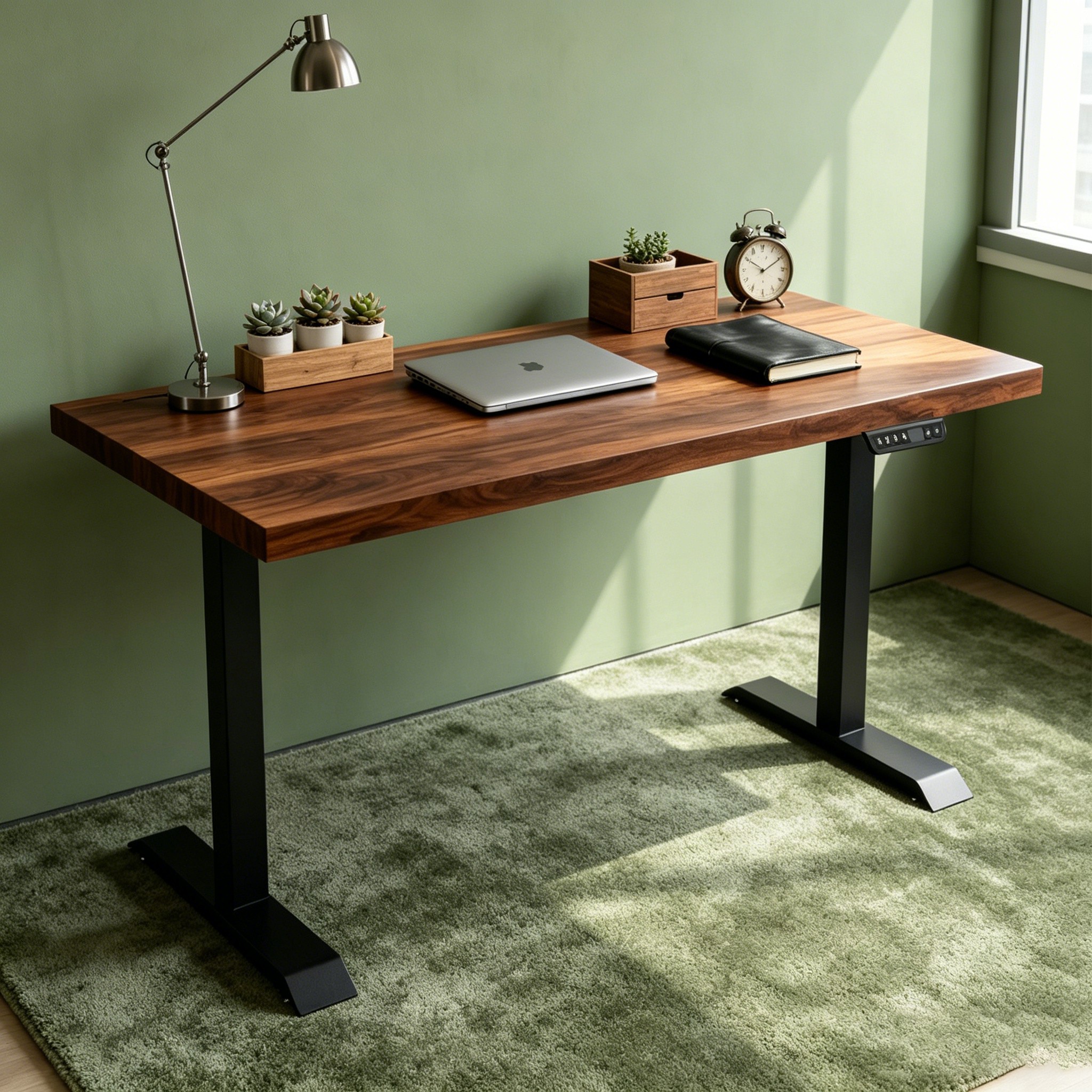 ZY-02 Dual Motor 2-Stage Electric Standing Desk with OEM Factory Supply and Office Workstation Solution