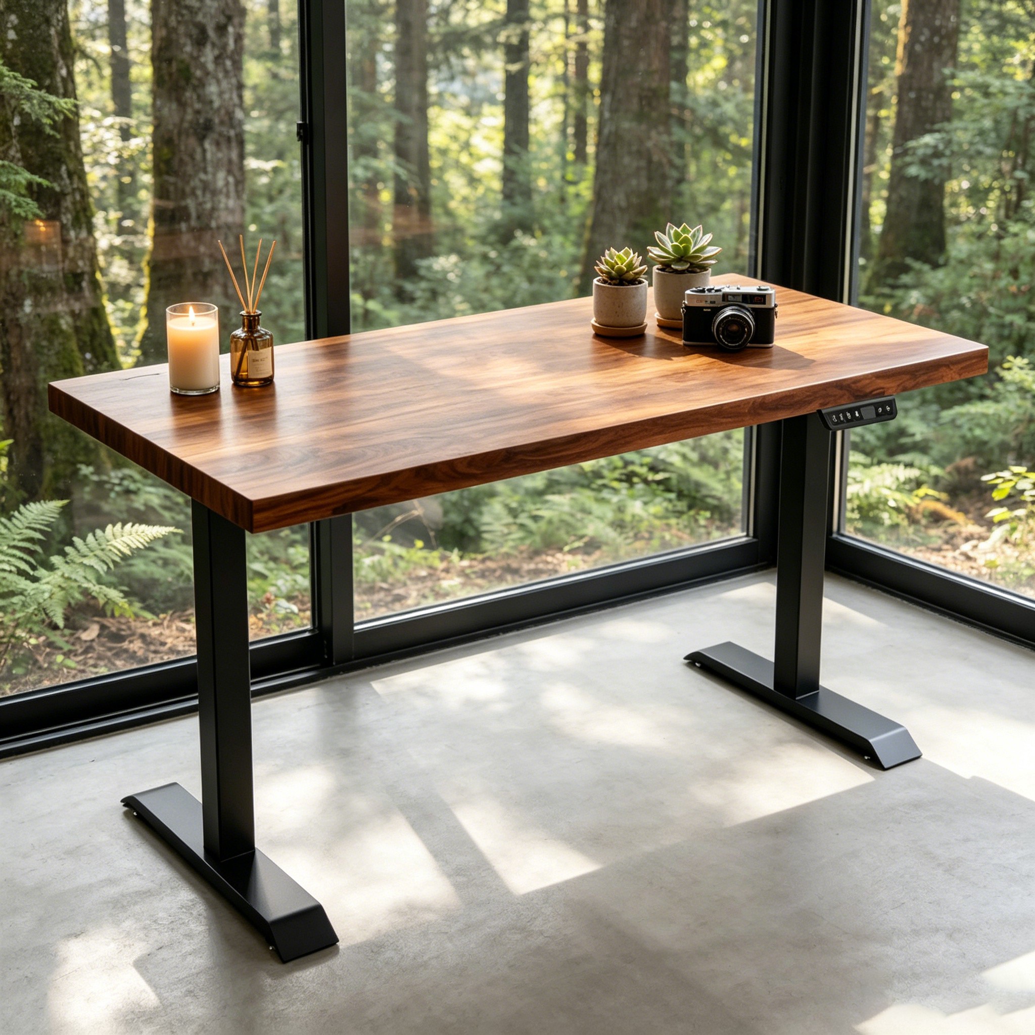 ZY-02 Dual Motor 2-Stage Adjustable Standing Desk with Energy Efficient System for Office Projects