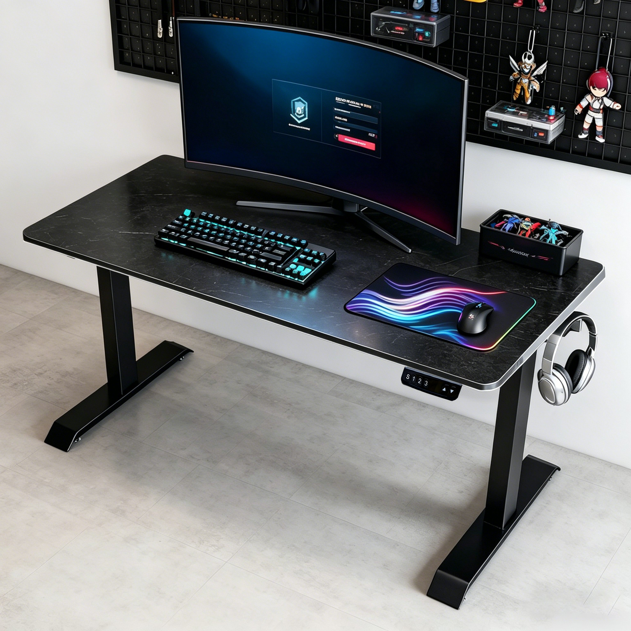 ZY-02 Dual Motor 2-Stage Electric Sit Stand Desk with Bulk Contractor Supply for Office Projects
