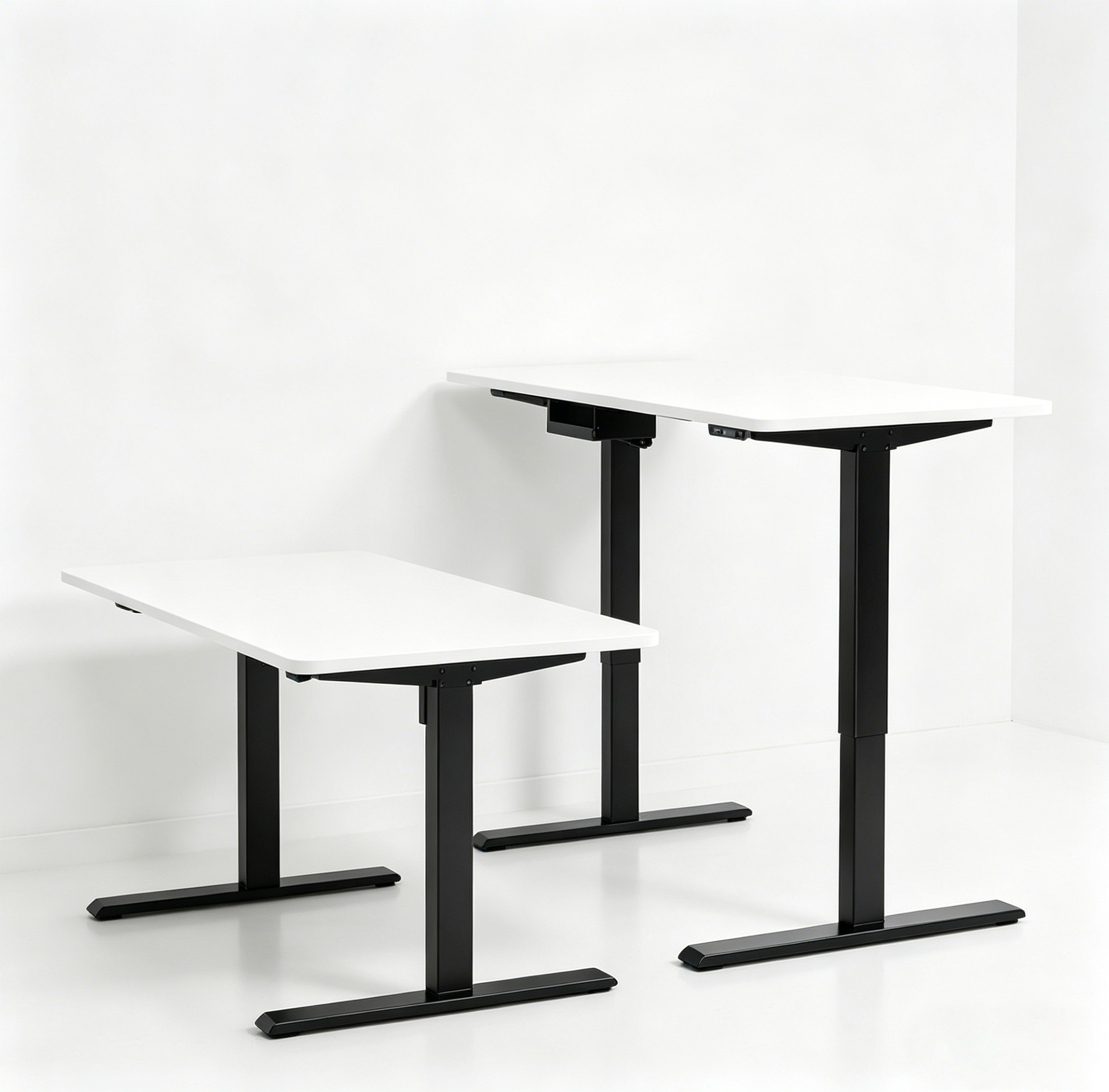 ZY-02 Dual Motor 2-Stage Electric Standing Desk Manufacturer Direct Supply for Office Furniture Projects