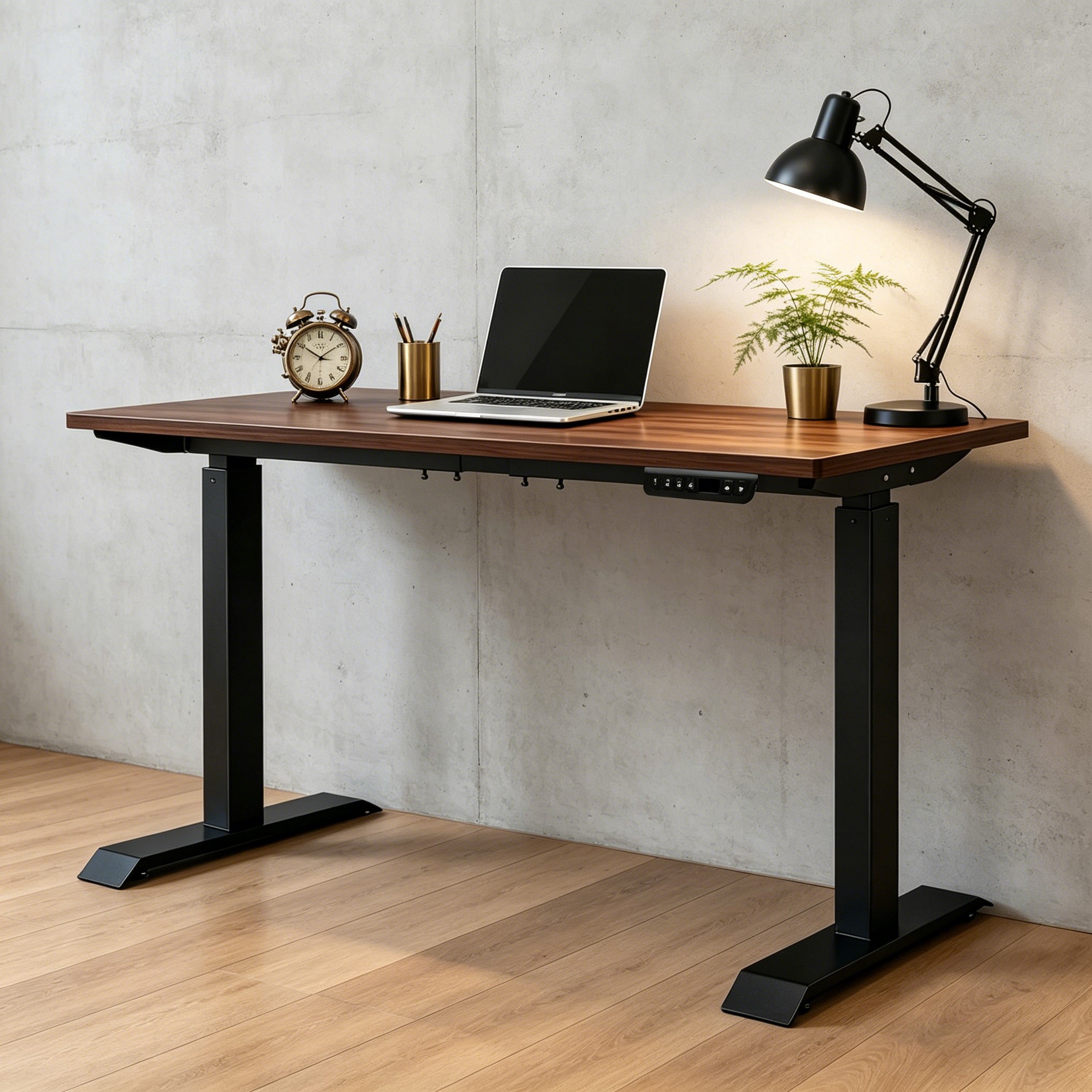 ZY-02 2-Stage Dual Motor Sit Stand Desk with Smart Memory Controller for Corporate Offices