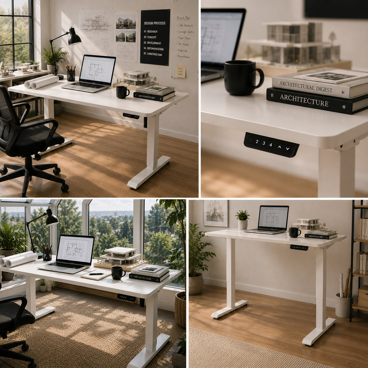 FY-02 Dual-Beam Electric Desk Frame – Cost-Efficient Single-Motor Lift for Wholesale Office Projects