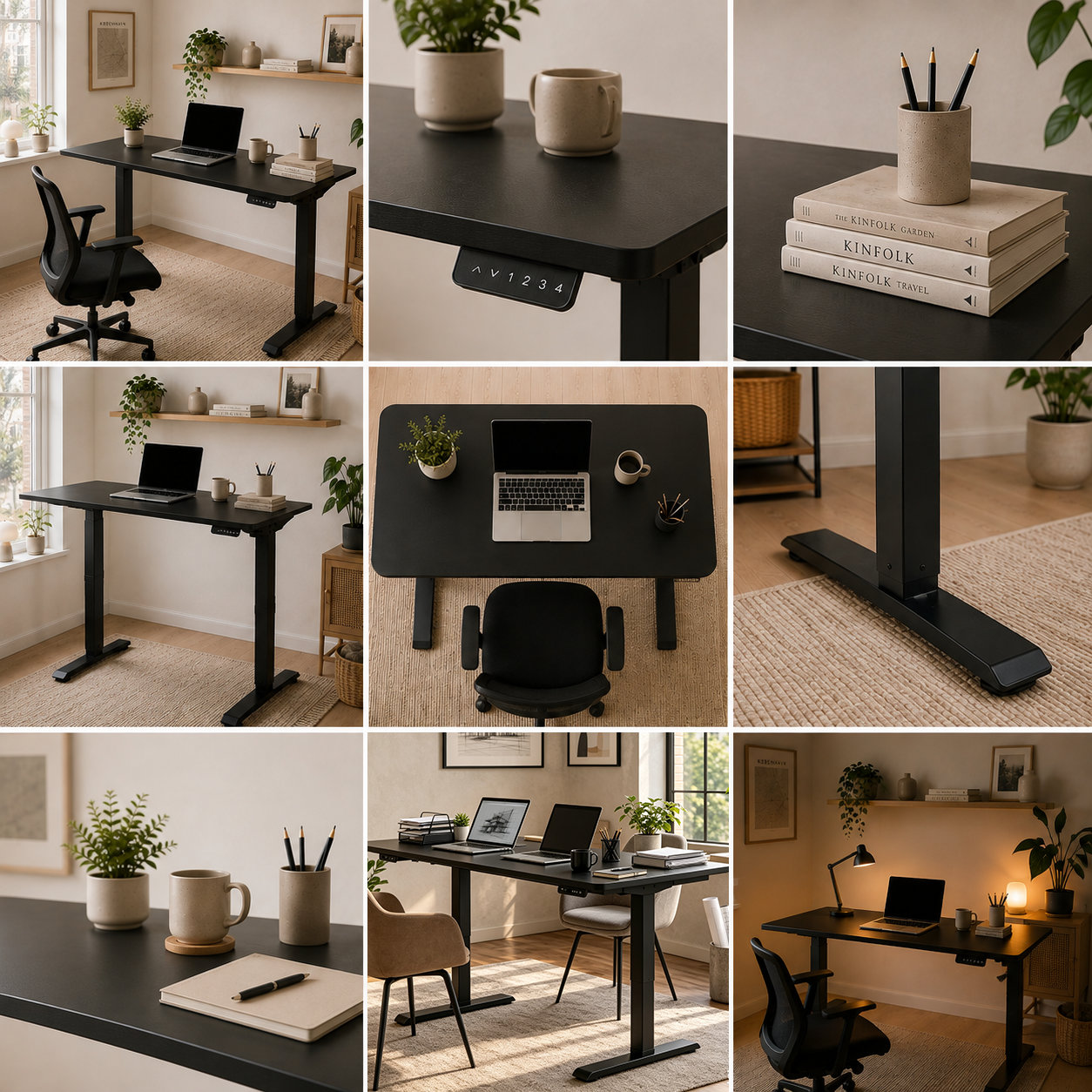 FY-02 Adjustable-Width Standing Desk Legs with Single Motor – Reinforced Dual-Beam Frame for Home and Commercial Offices