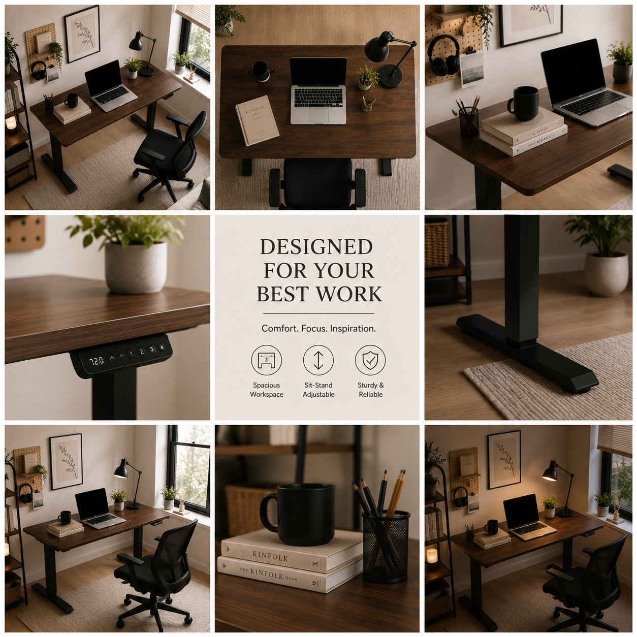 FY-02 Height-Adjustable Workstation Legs – Telescopic Twin-Beam Design for Open Offices and Team Desk Areas
