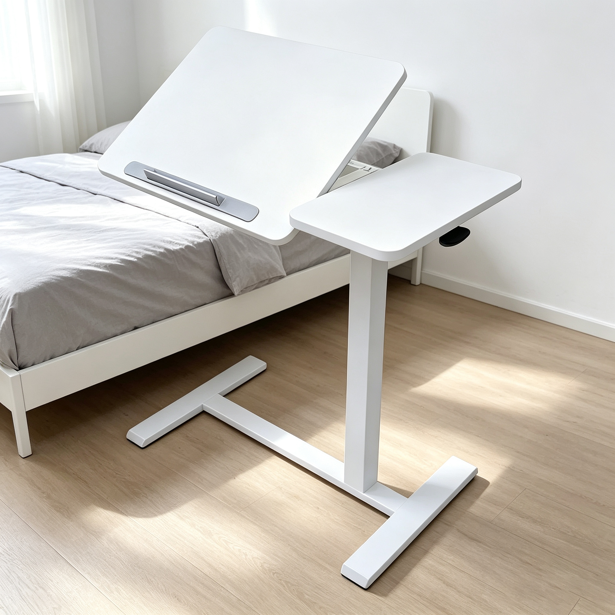 DY-03 Mechanical Sit-Stand Computer Desk, Low-Maintenance Design for Regional Training Centers