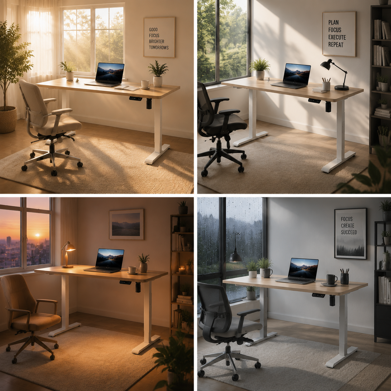 DK-02 Two-Stage Powered Office Table Frame with OEM Branding Flexibility for Importer House Brands