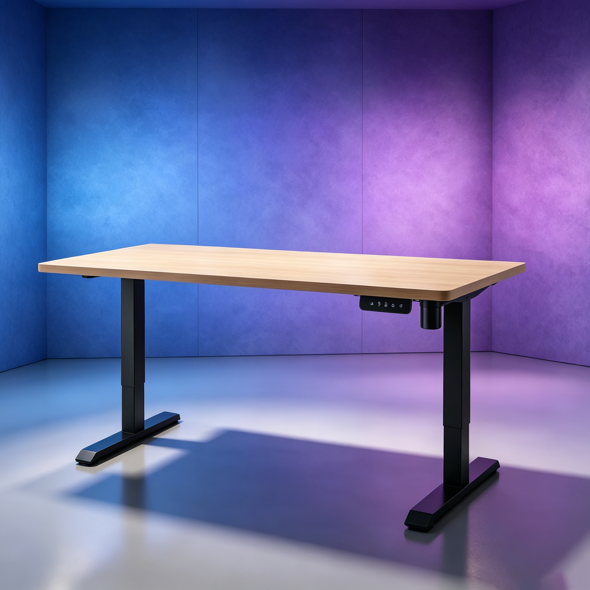 DK-02 Single Motor Ergonomic Desk Base with Cost-Controlled Operation for Call Center Installations