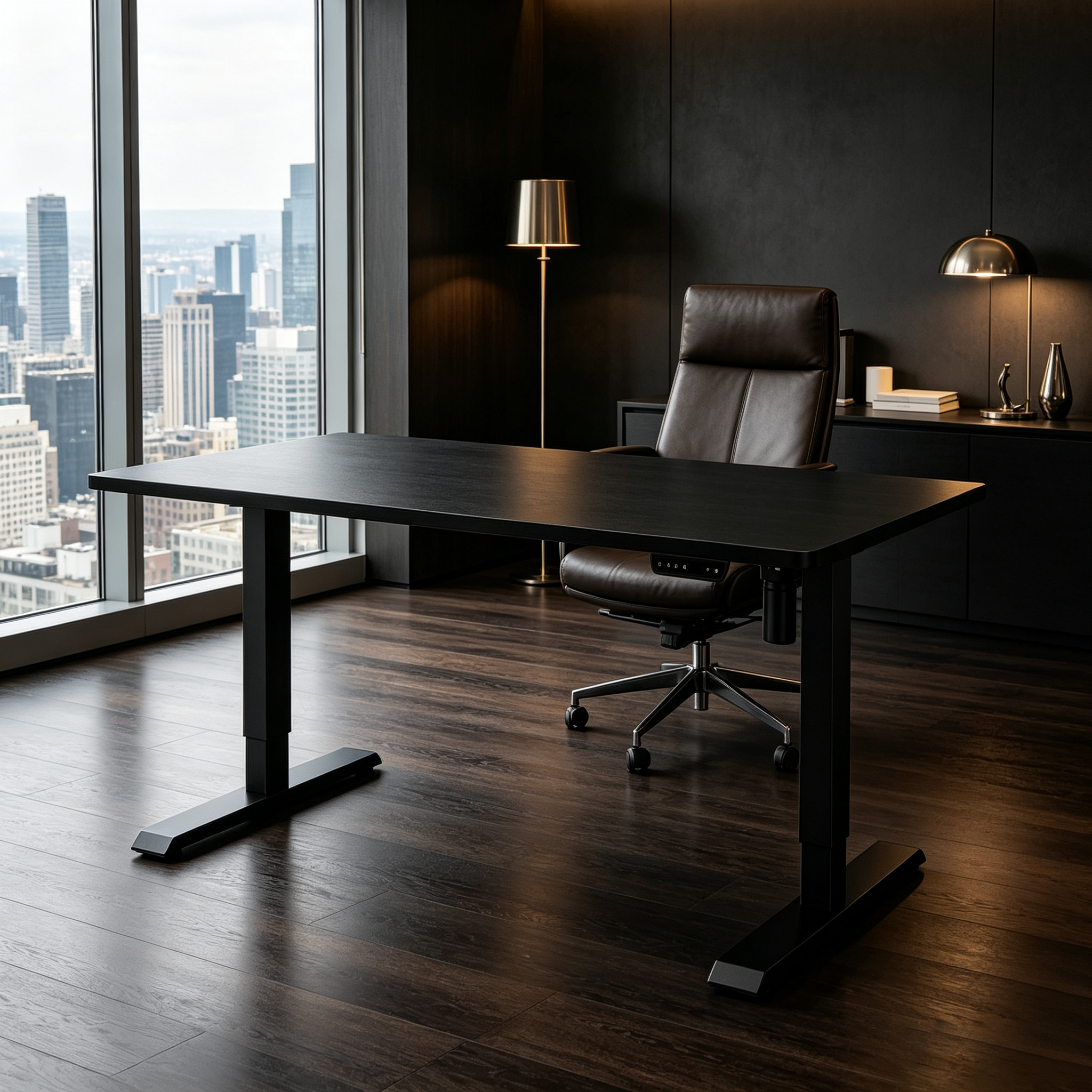 DK-02 One-Motor Two-Stage Sit-Stand Desk Frame with Flexible Desktop Matching for Corporate Procurement