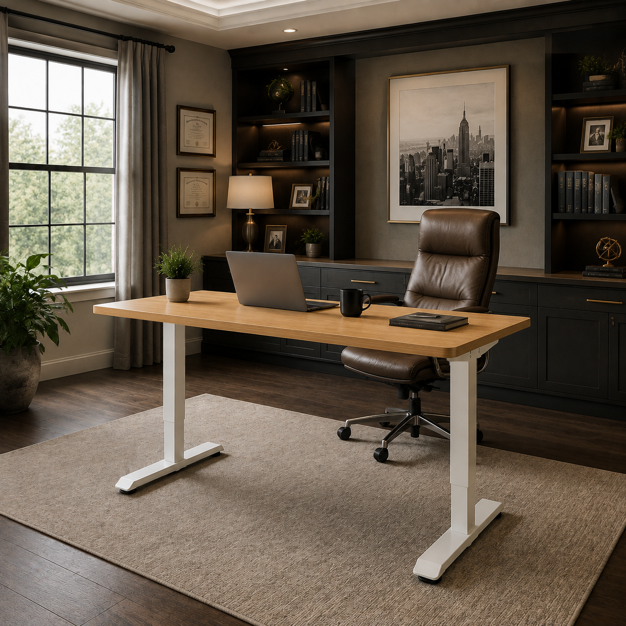DK-02 Mono-Motor Sit-Stand Table Legs with Dealer-Friendly Assembly for Regional Furniture Networks