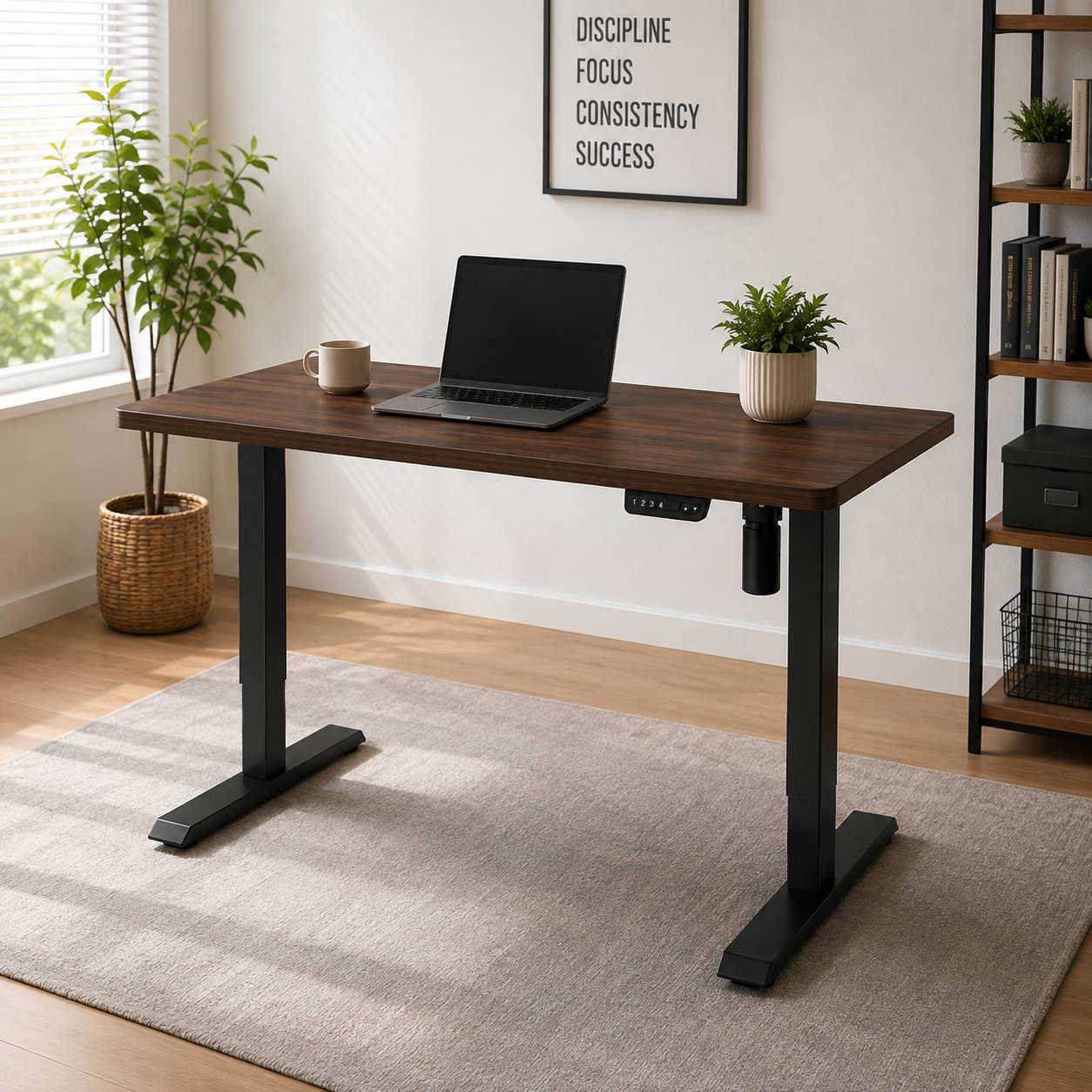 DK-02 Economical Standing Workstation Legs with Adjustable 710-1160 mm Height for Home Office Retail Channels