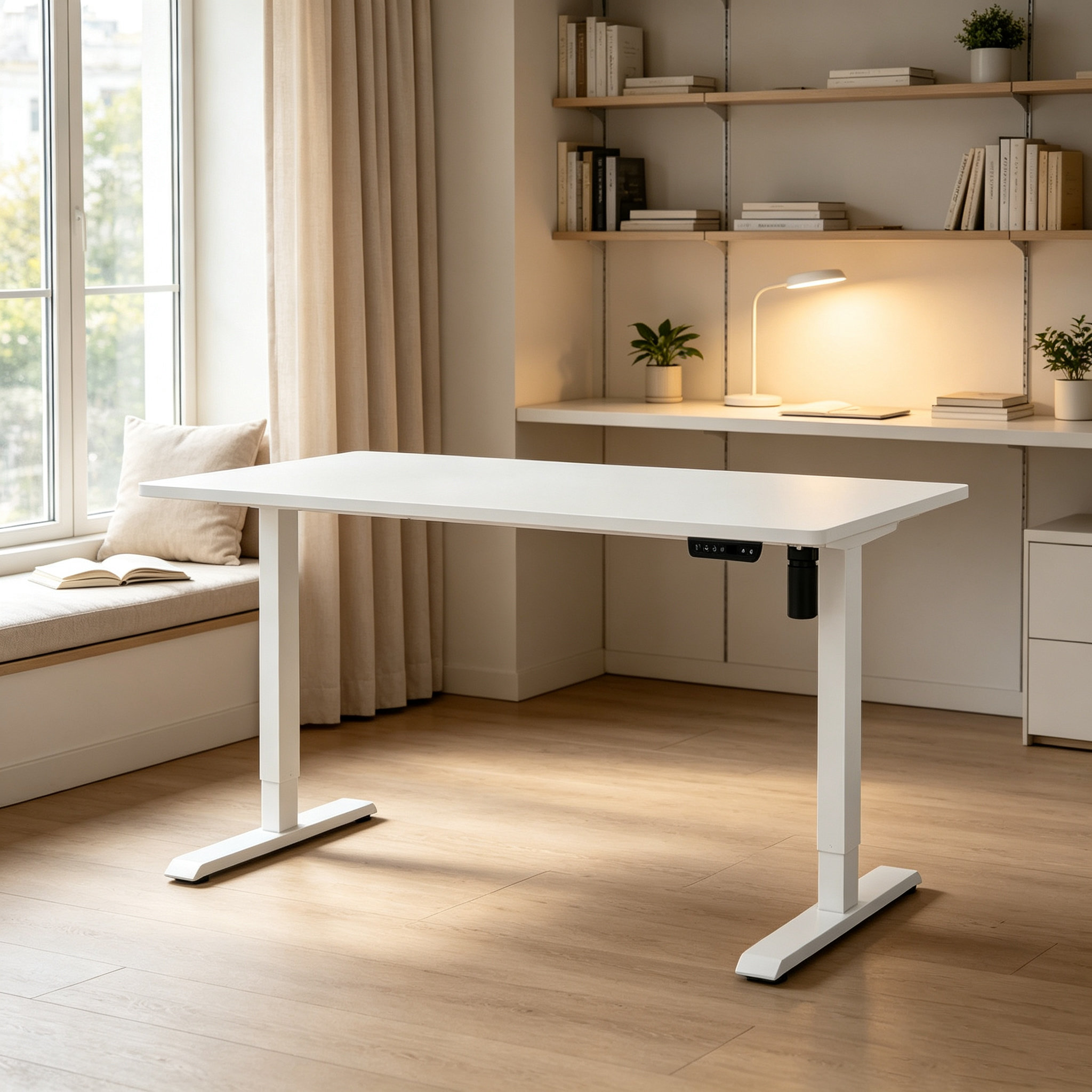 DK-02 Economy Sit Stand Workstation Base with Three Width Settings for Office Furniture Importers