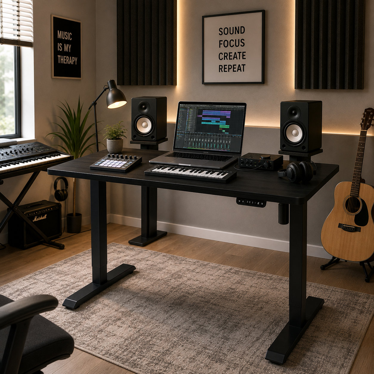 DK-02 Budget Single Motor Height Adjustable Desk Base with Easy Desktop Integration for OEM Office Projects