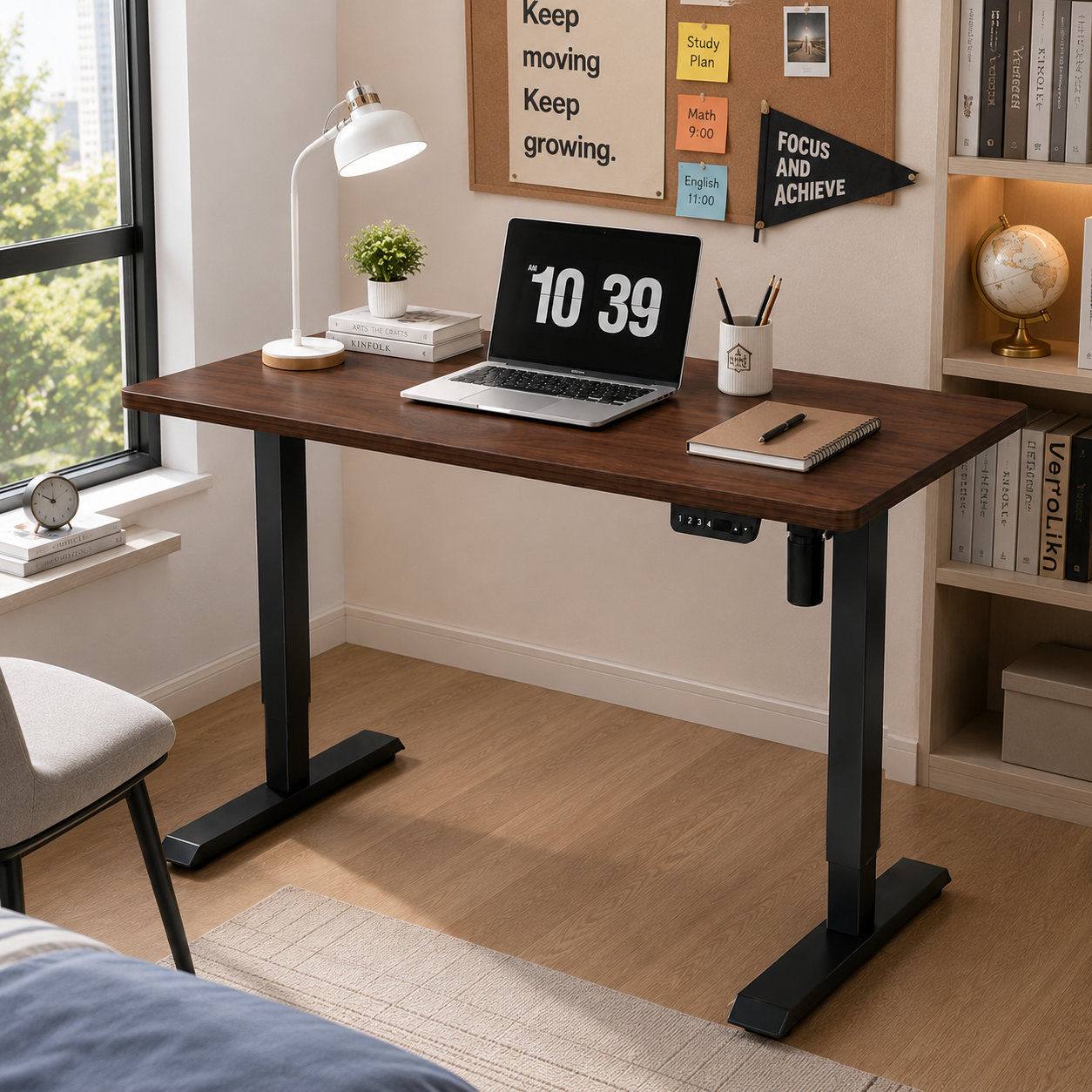 DK-02 Budget Electric Office Desk Frame with 710-1160 mm Adjustment for Corporate Fit-Out Contractors
