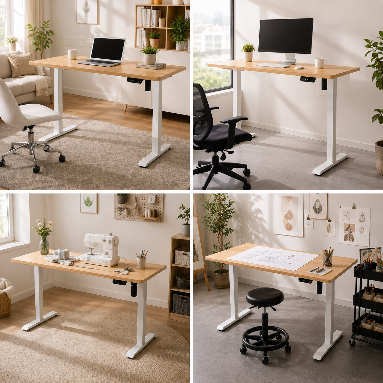 DK-02 Value Electric Workstation Frame with Compact 600 mm Base for Large Office Project Procurement