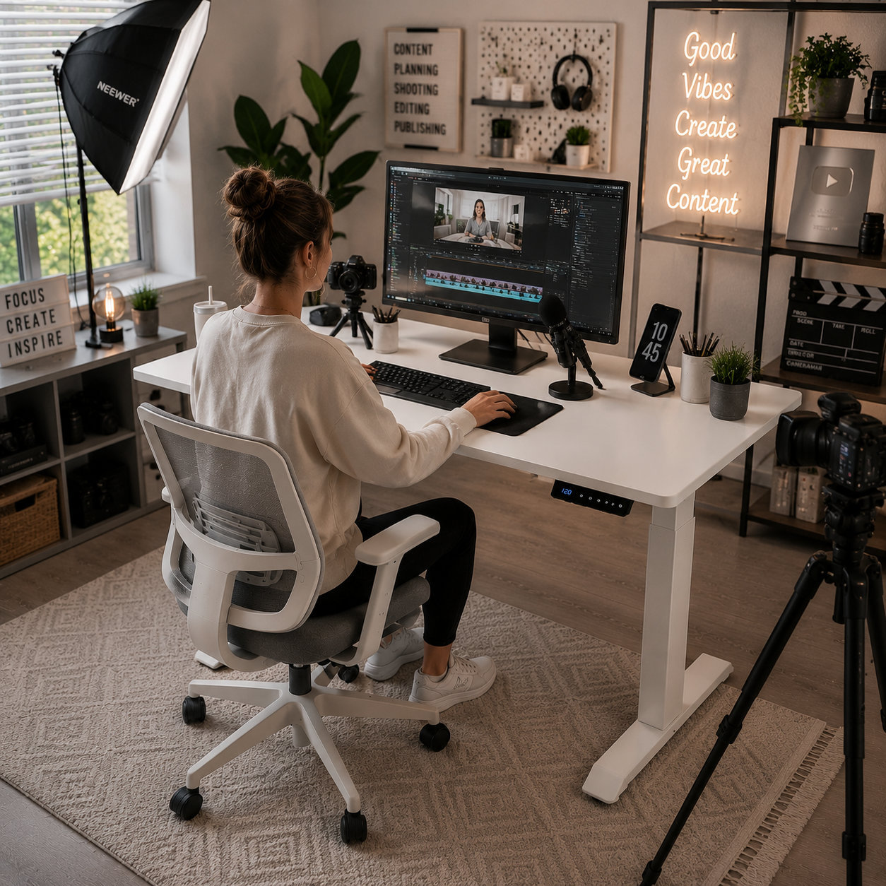 YT-01 Project-Grade Single-Motor Electric Desk Frame – Telescopic Chassis + Repeat Specification + Multi-Site Corporate Rollouts